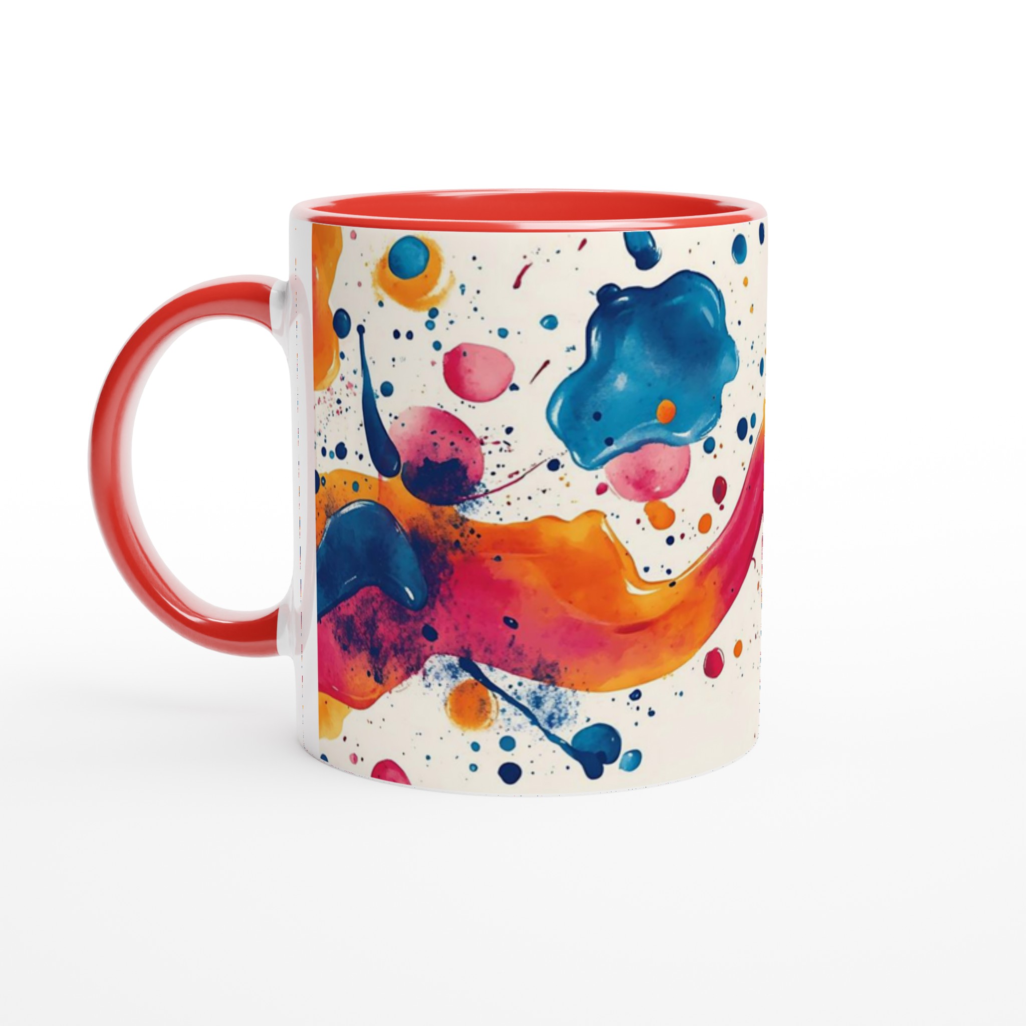 Konstnärlig Färgexplosion 11oz Keramikmugg – Välj bland 7 Livfulla Nyanser 5 cd17c880-0e90-40dd-8b22-f680877b25f9