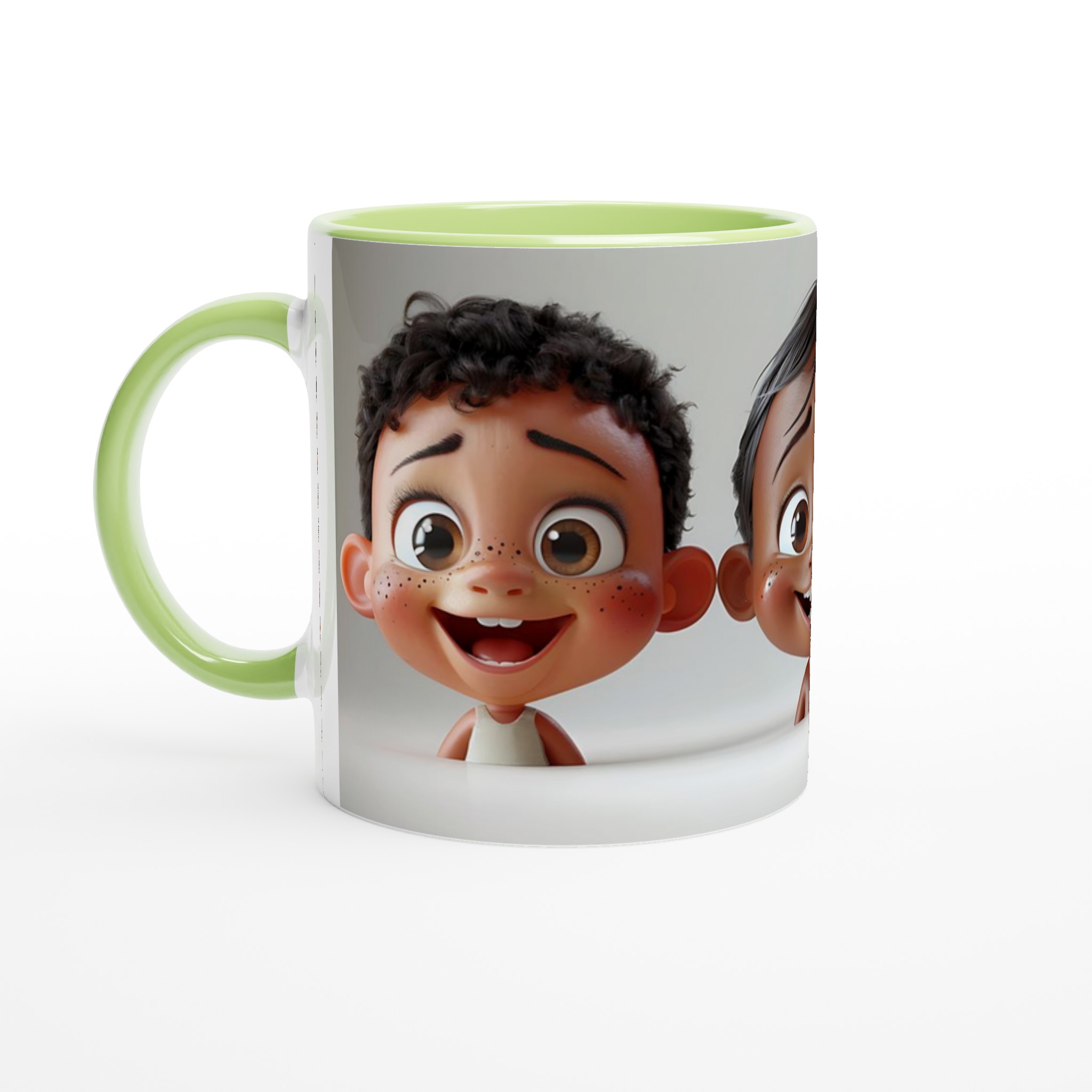 Glad Barngrupp 11oz Keramisk Mugg – Personlig design i ditt val av färg 7 cd2f2065-189c-4098-b9a2-0de23d97644c