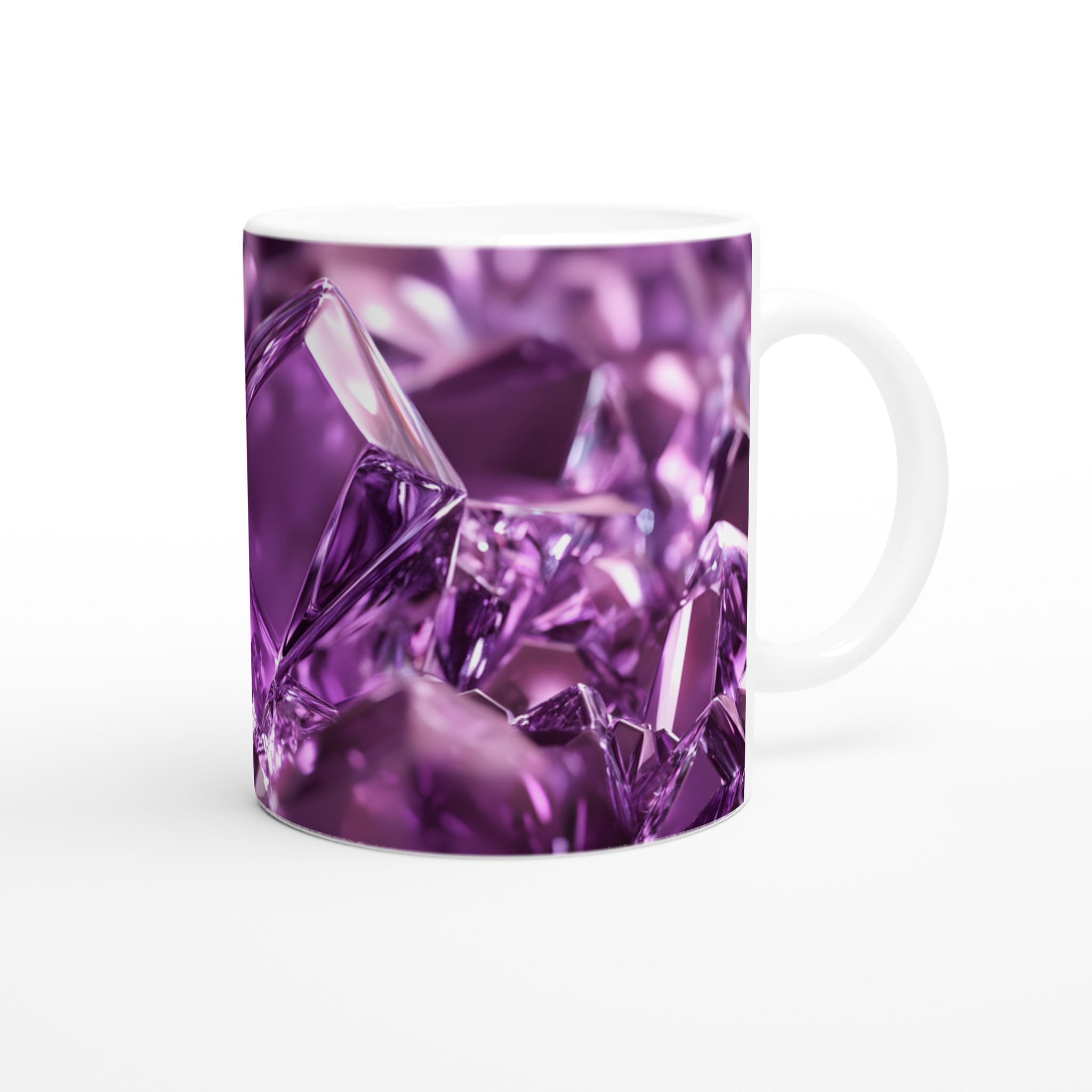 Glänsande Ametistmugg – 11oz Keramisk Kaffemugg i Ditt Val av Färg 9 cd353638-cb7b-4cae-8b0b-8b2b65347f8b