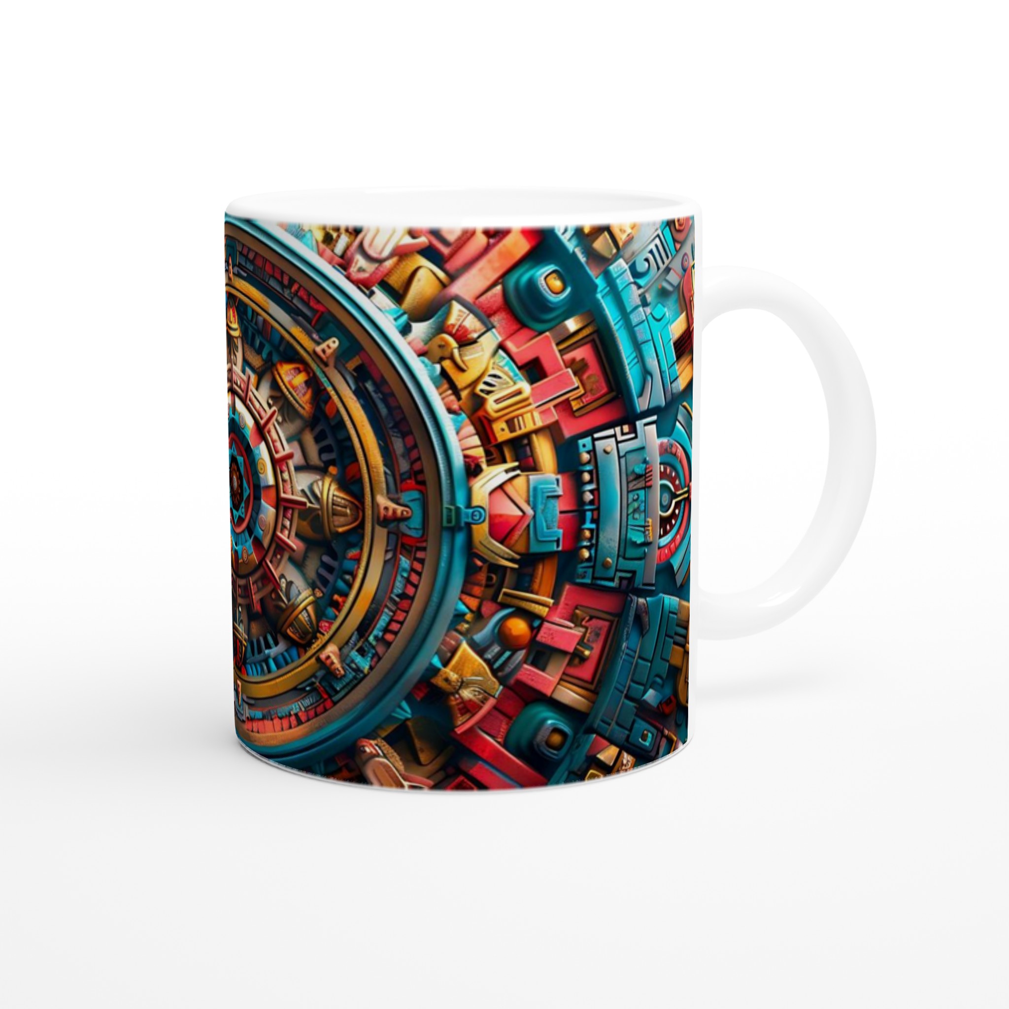 Aztec Fusion 11oz Keramisk Mugg - Levande Konst för Dina Fikapauser i Ditt Val av Färg! 9 cd590a2b-eaf5-45b1-a74e-a85e728596f7