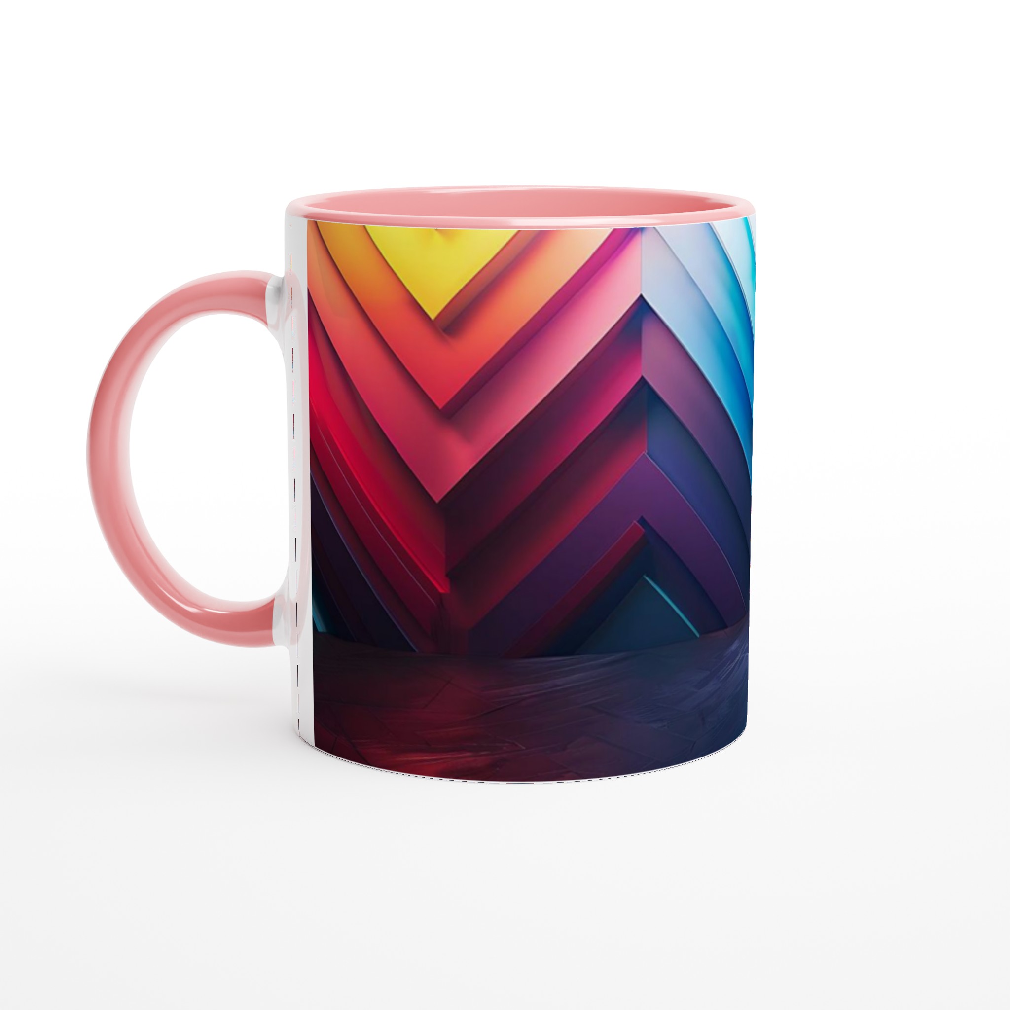 Neon Wave 11oz Keramisk Mugg – Färgglad Abstrakt Design för Din Dryck 7 cd93743c-5d17-4277-87da-6f5945139039