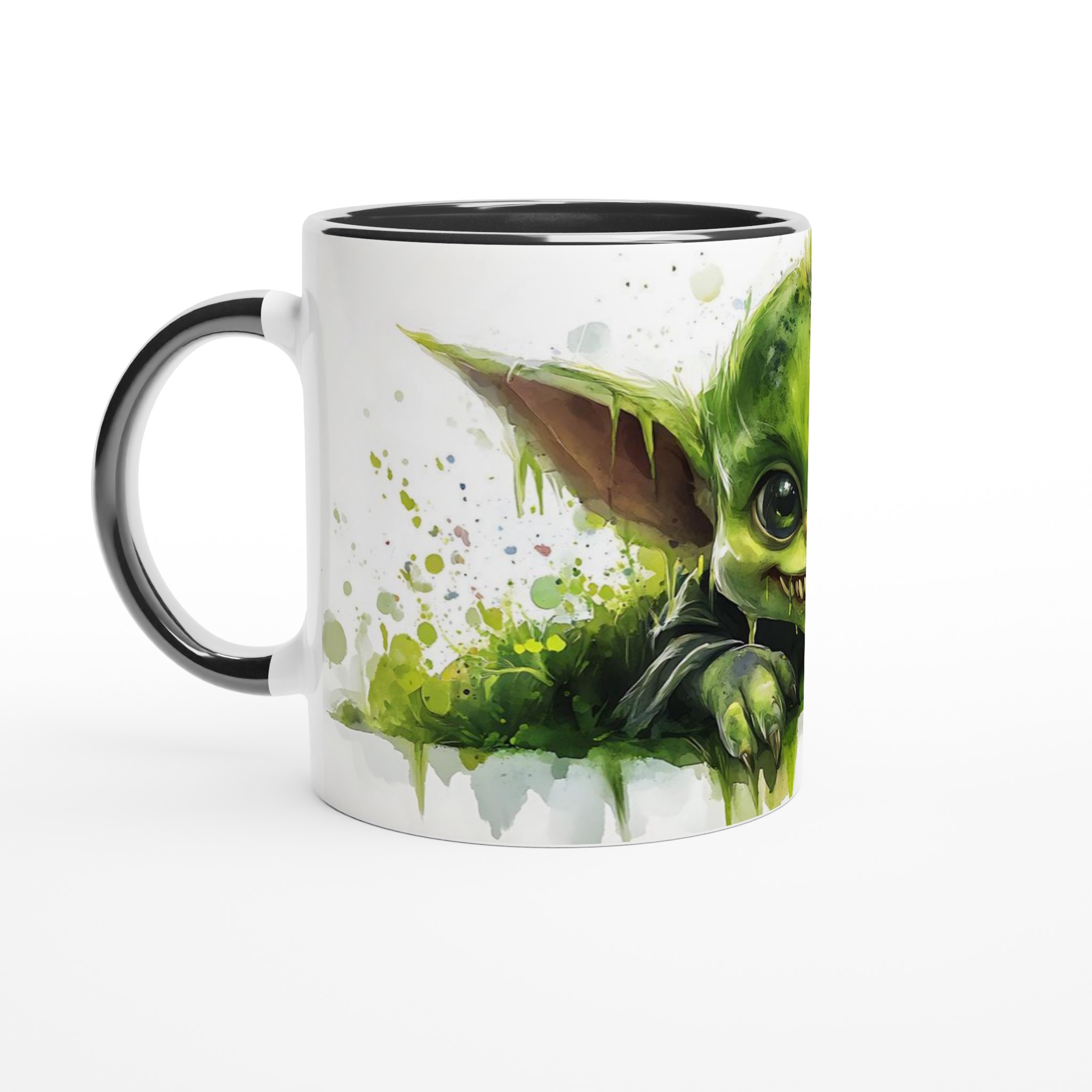 Grön Fantasyvarelse Akvarell Mugg – Charmig & Lekfull 11oz Keramikmugg 4 cdbd9e61-ebb7-4b14-a278-8a46fd3eb198