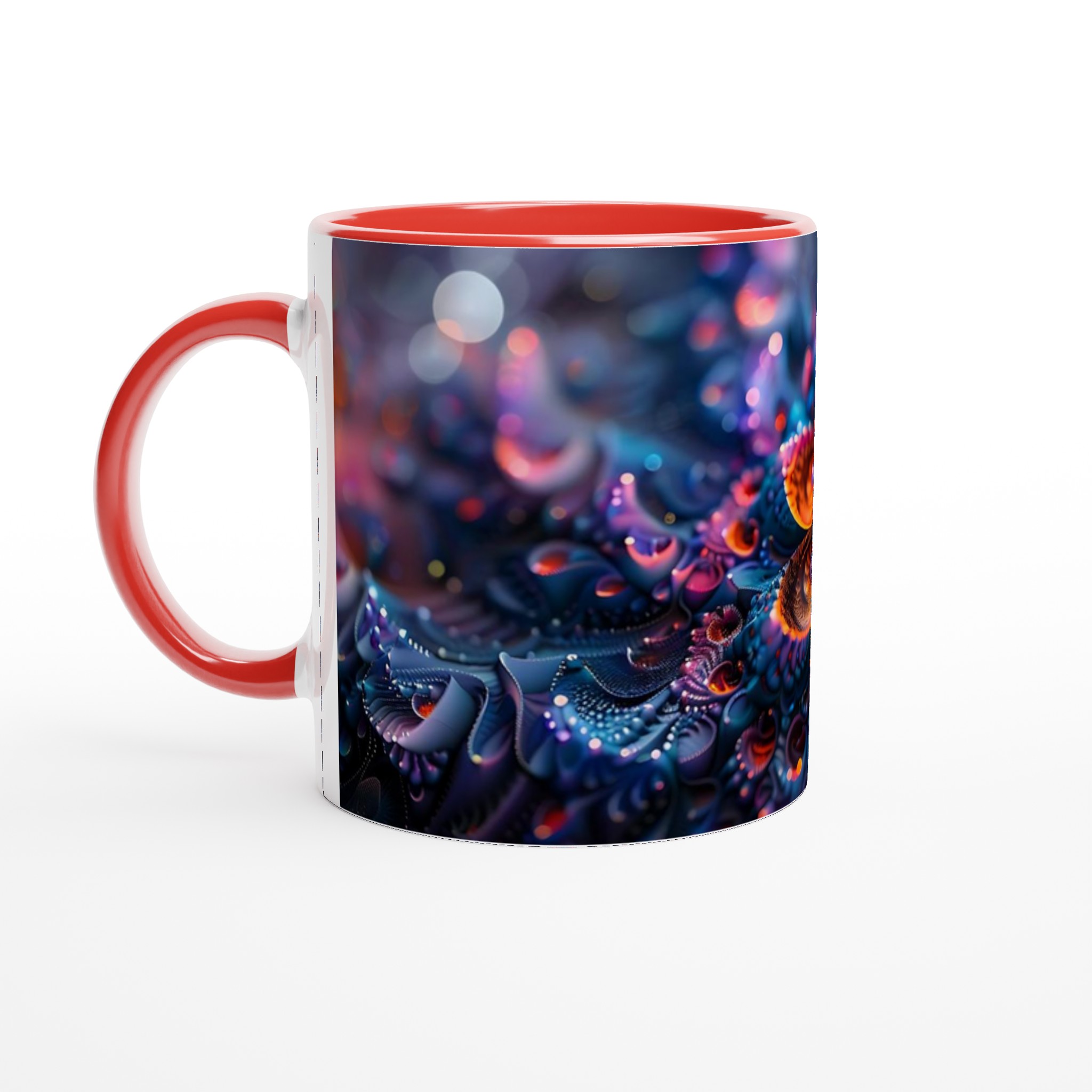 Kosmisk Blomster Keramikmugg - 11oz Magisk Design i Flera Färger 5 cdbf7cca-5967-4768-9d74-d21a78ed986c