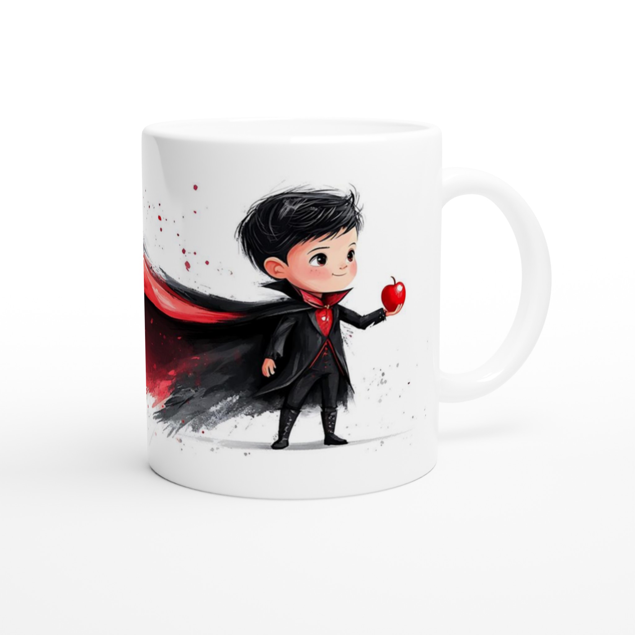 Chibi Vampire Äpple Mugg – Charmig & Skrämmande 11oz Keramisk Mugg 9 cec2808e-e44f-483a-842b-66a648d00764