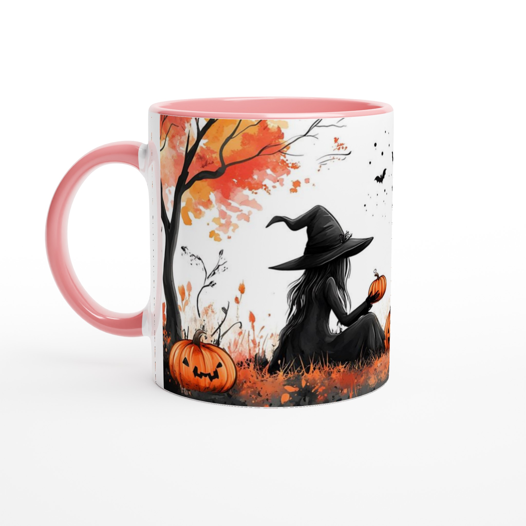 Magisk Halloween Mugg – Spöklik Design med Häxor och Pumpor i Levande Färger 6 cf0cce53-da48-4148-a649-f5f15328d9c3