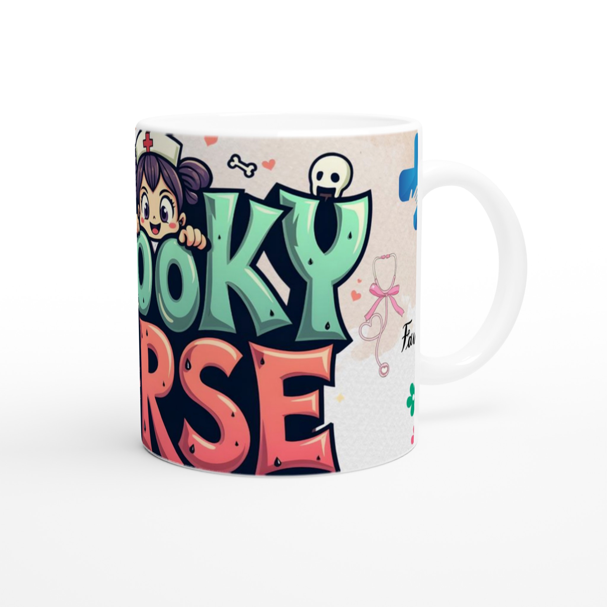 Spooky Nurse 11oz Keramisk Mugg – Färgstark, Lekfull & Perfekt för Alla Humör 9 cf4e3733-df57-46a9-98b1-b1c9e0e9c6f6