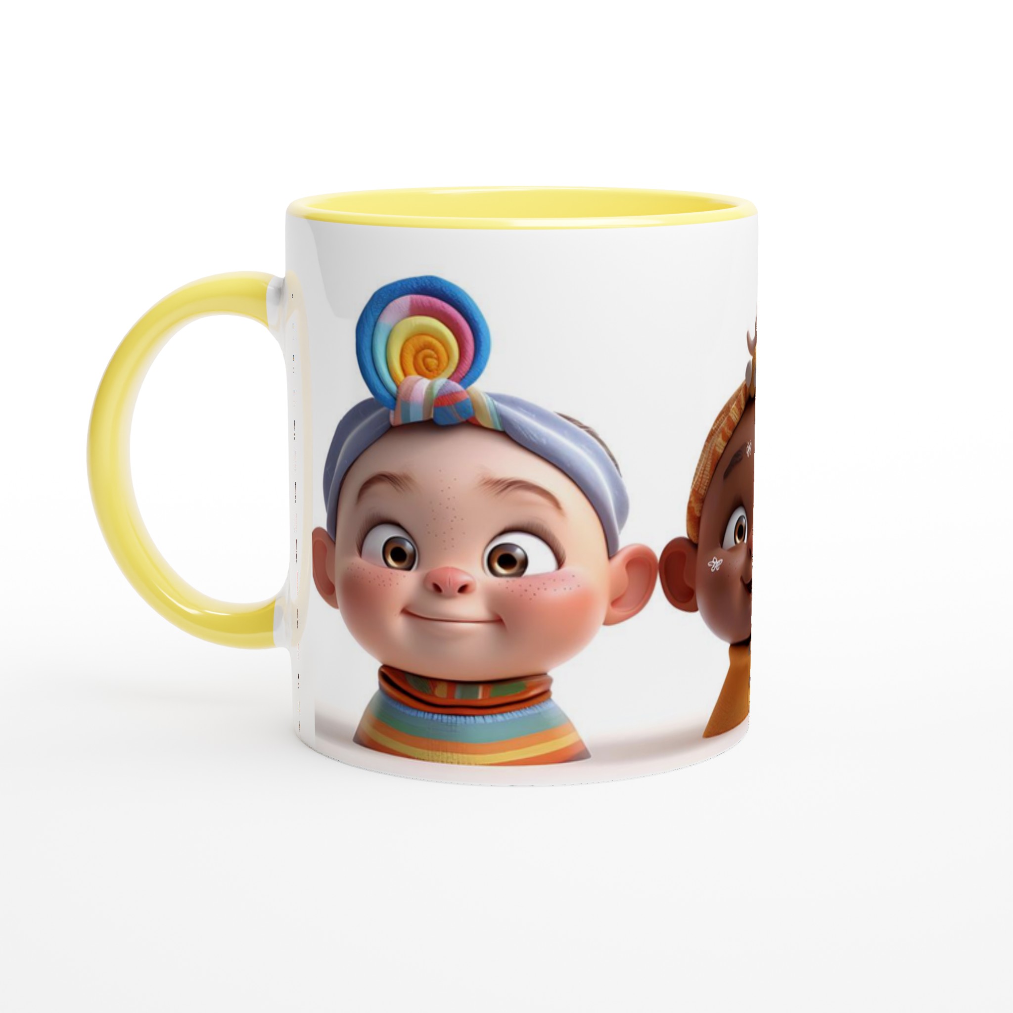 Söta Barnansikten Keramisk Mugg – Färgglad Glädje för Kaffe, Te och Varm Choklad – 11 oz i Väljbar Färg 3 cf81c57a-4cec-451a-a45f-2bb512ce5a65