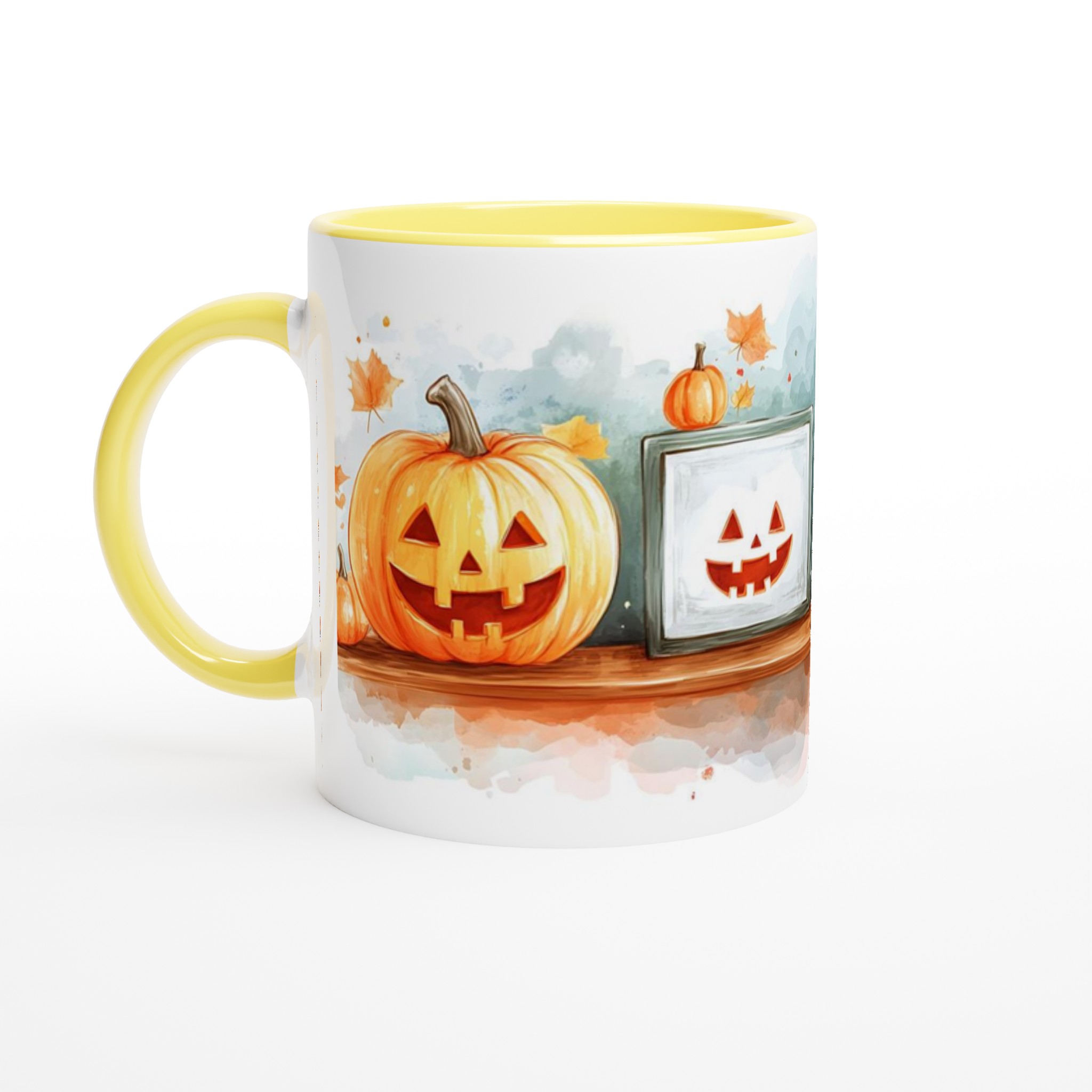 Glad pumpa 11oz keramikmugg – Perfekt för Halloween och mysiga höstdagar, välj din färg! 3 cf8322aa-9f82-46f0-a705-8f4bdb8c0da9