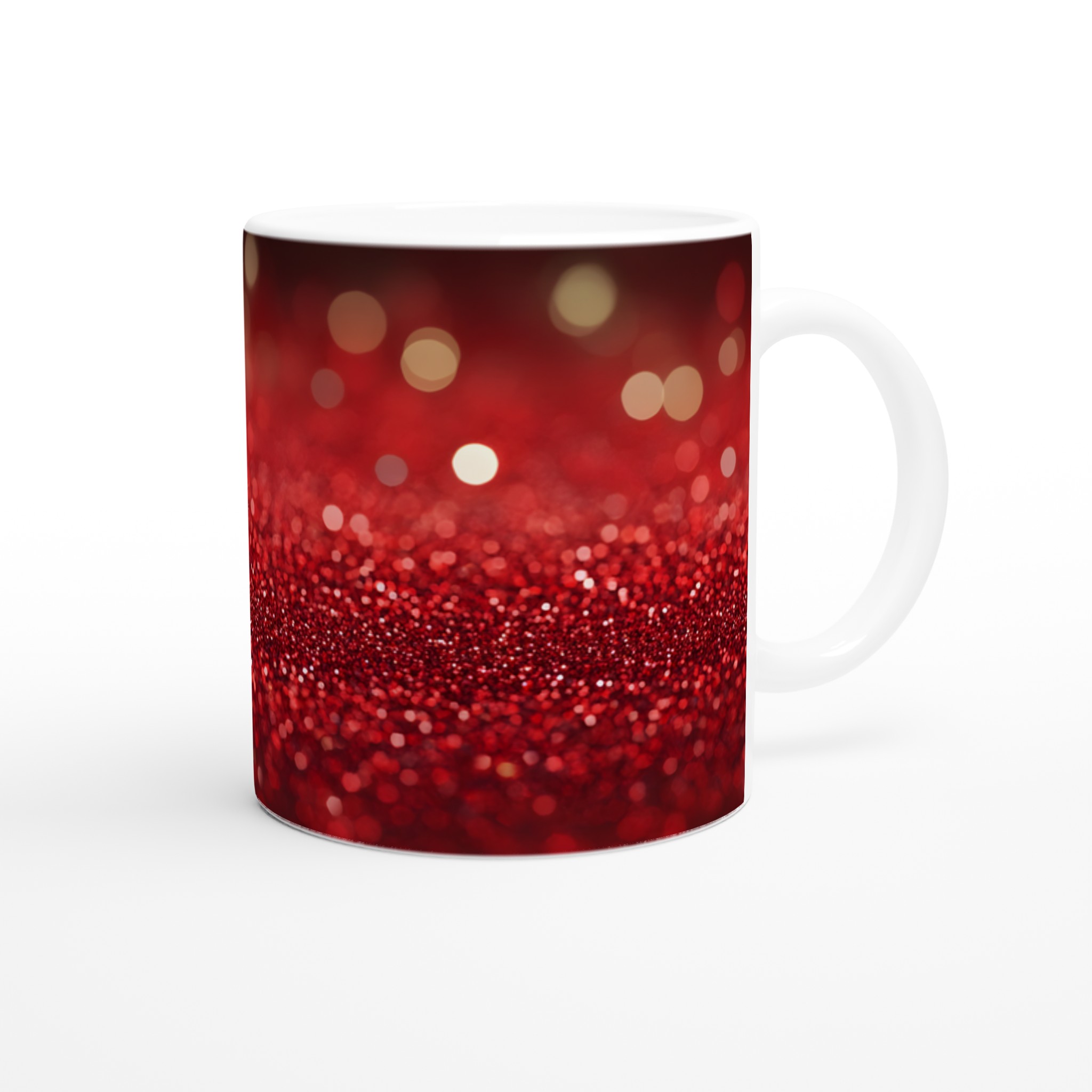Glittrig Röd Keramisk Mugg - 11oz Favoritkopp för En Gnistrande Vardag i Ditt Val av Färg 9 d0063b0c-7cd5-4677-9d96-fa64c4288f88