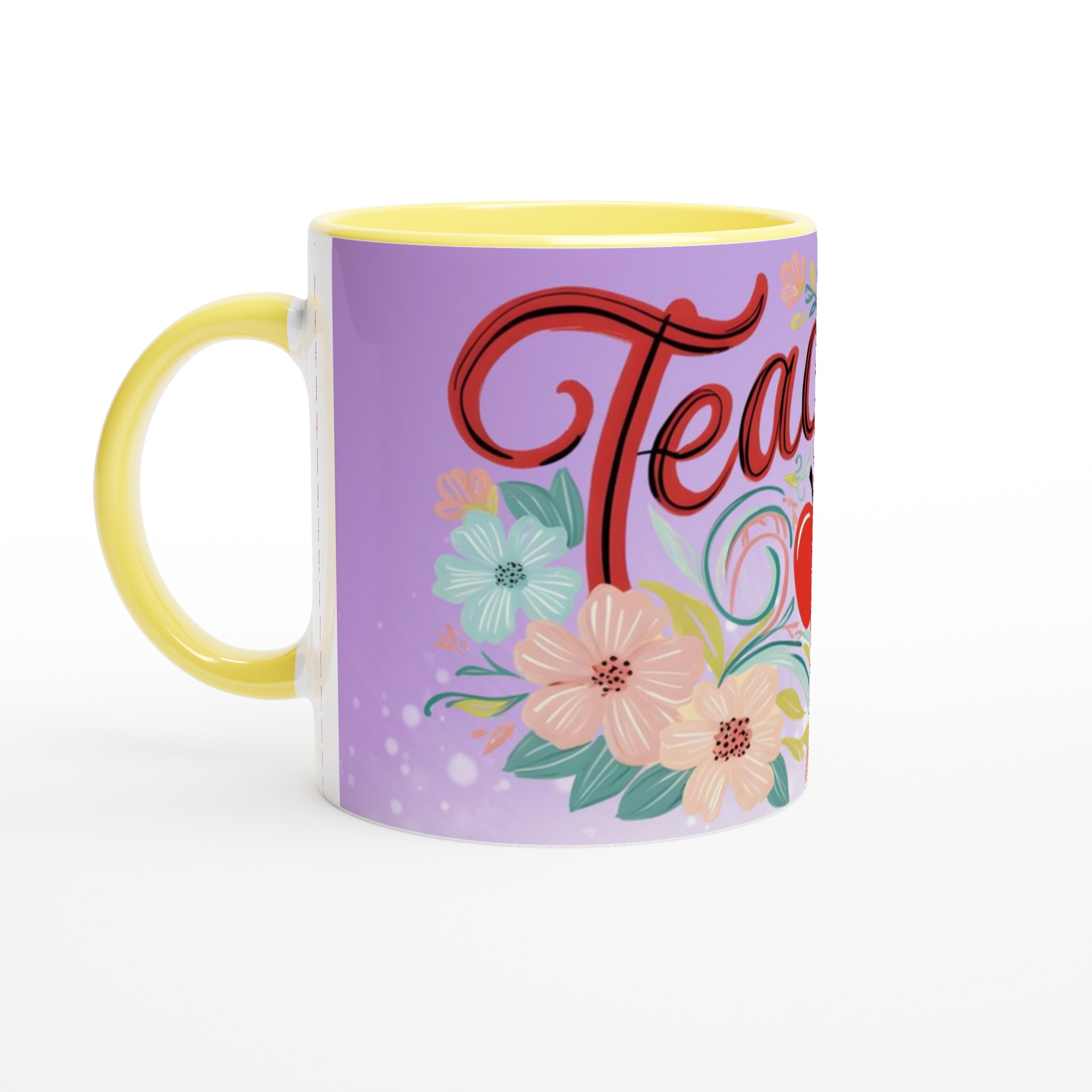 Teacher's Day 11oz Ceramic Mug – Celebrate with Vibrant Floral & Apple Design 3 d0203e89-9d09-46bd-bdb5-2345a6d39e2d
