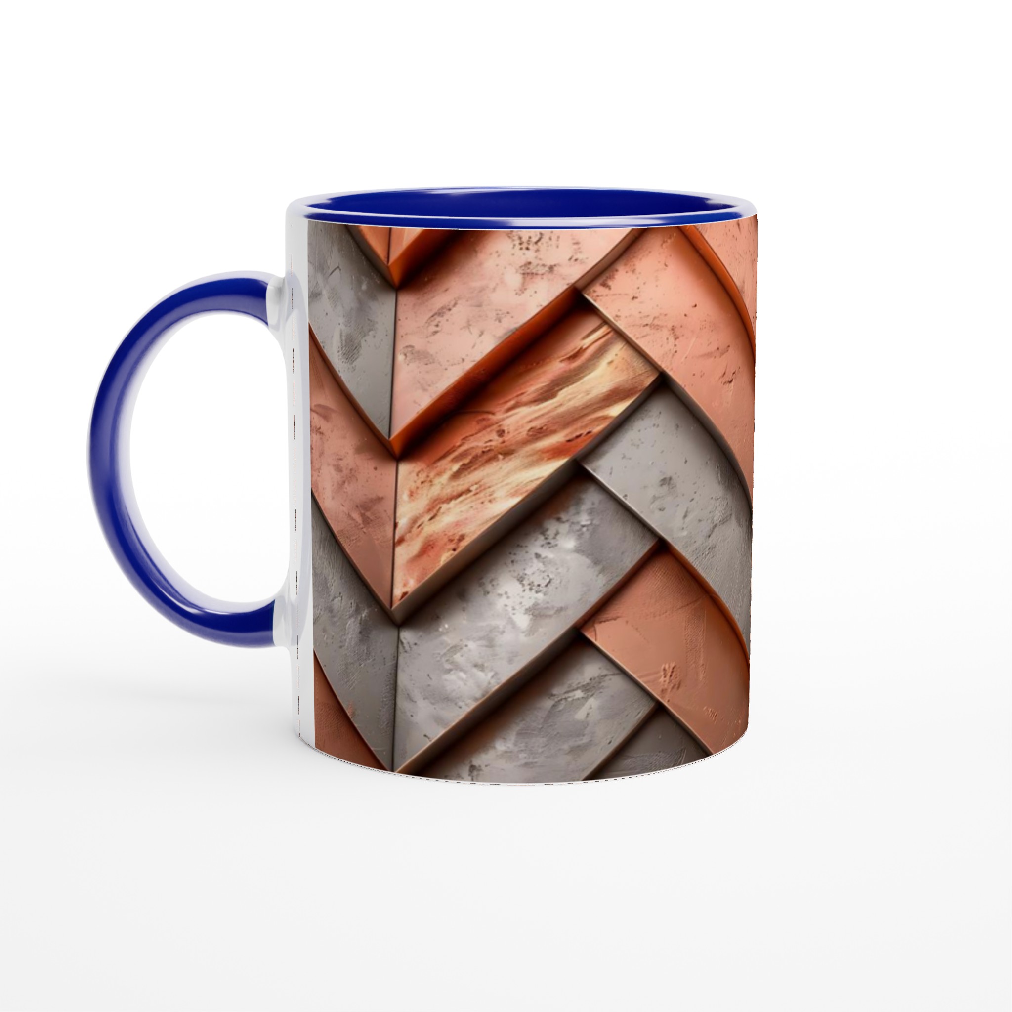 Vit 11oz keramisk mugg med varm jordton och robust textur – välj din favoritfärg för dagligt bruk 2 d02f7586-4192-4b87-b070-b7a35813b125