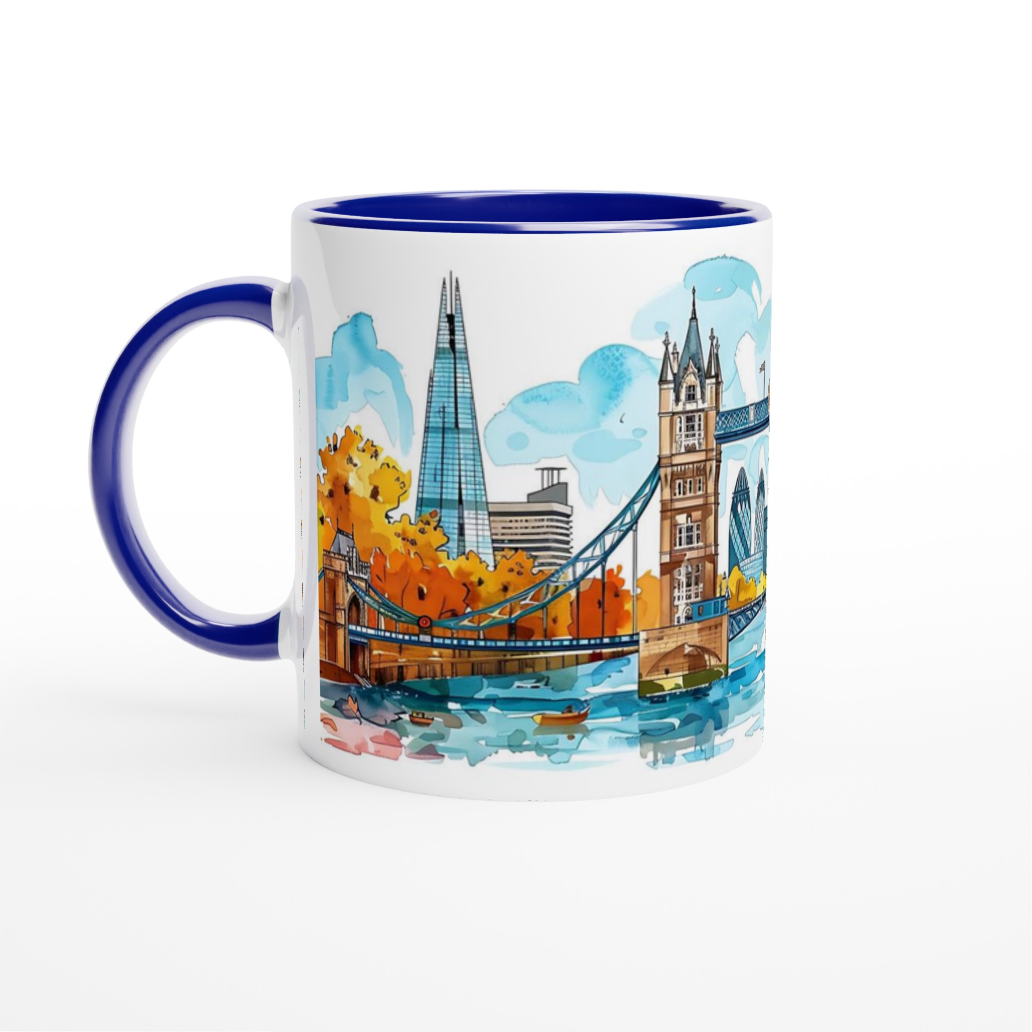 London Watercolor Skyline Mugg – Varm höstkänsla i din hand, välj din färg! 2 d06bec09-379f-4c58-b686-e8b551bd8695