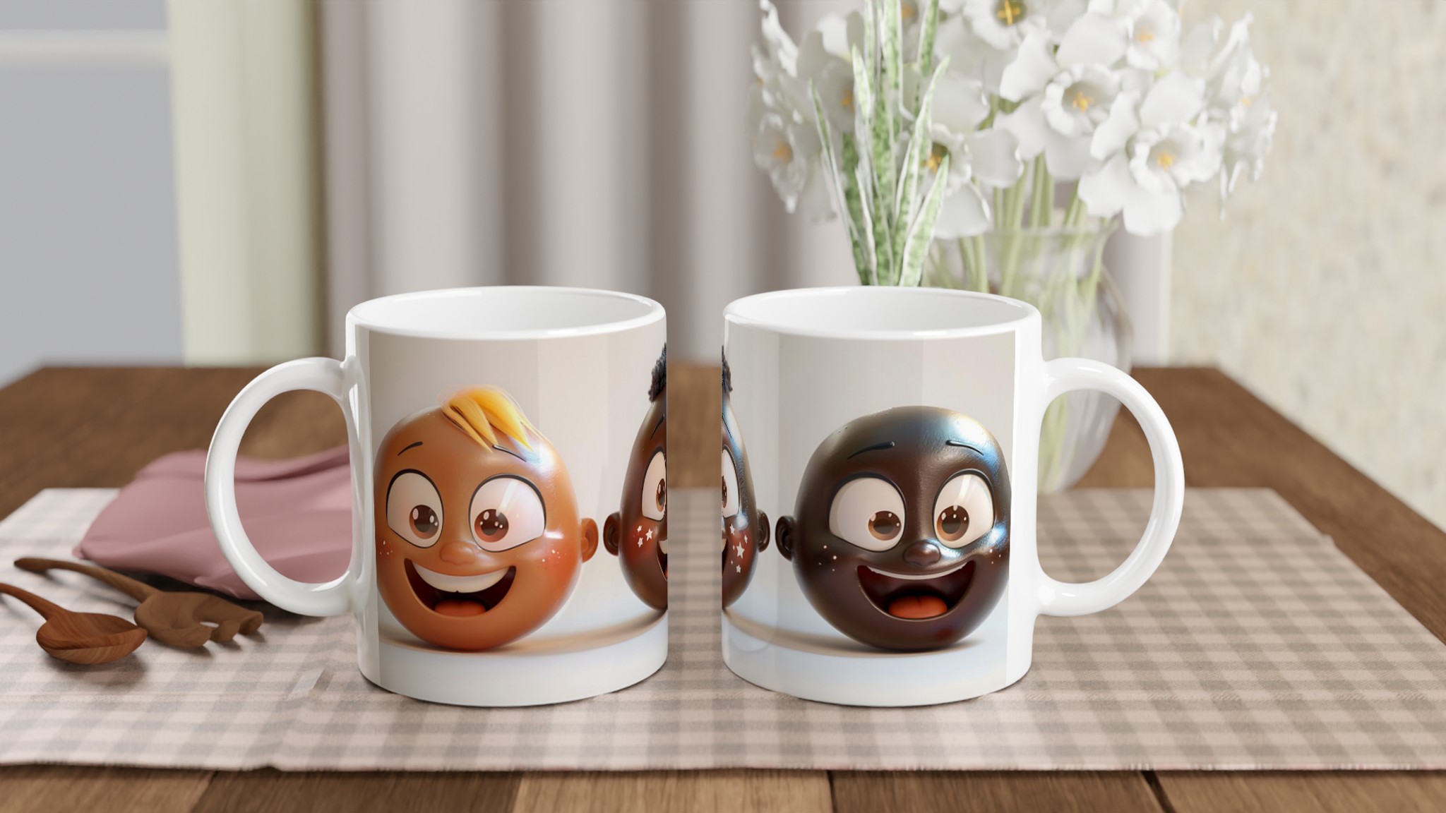 Glad Kaffemugg – Färgstark Keramisk Mugg med Glad Babyansikte – Välj din favoritfärg! 10 d0b27a84-c1aa-421c-83e1-1a0adef3428e