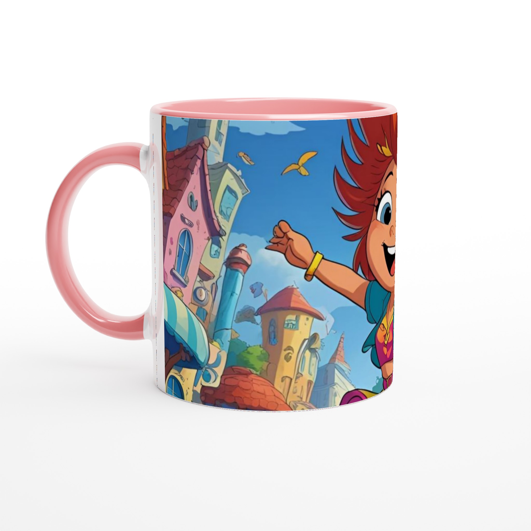 Vit 11oz keramisk mugg med lekfullt färgglatt motiv – välj mellan sju vibrerande keramiska färger 6 d0db8673-04a6-4fe3-a83a-d1e25d2a7d7a