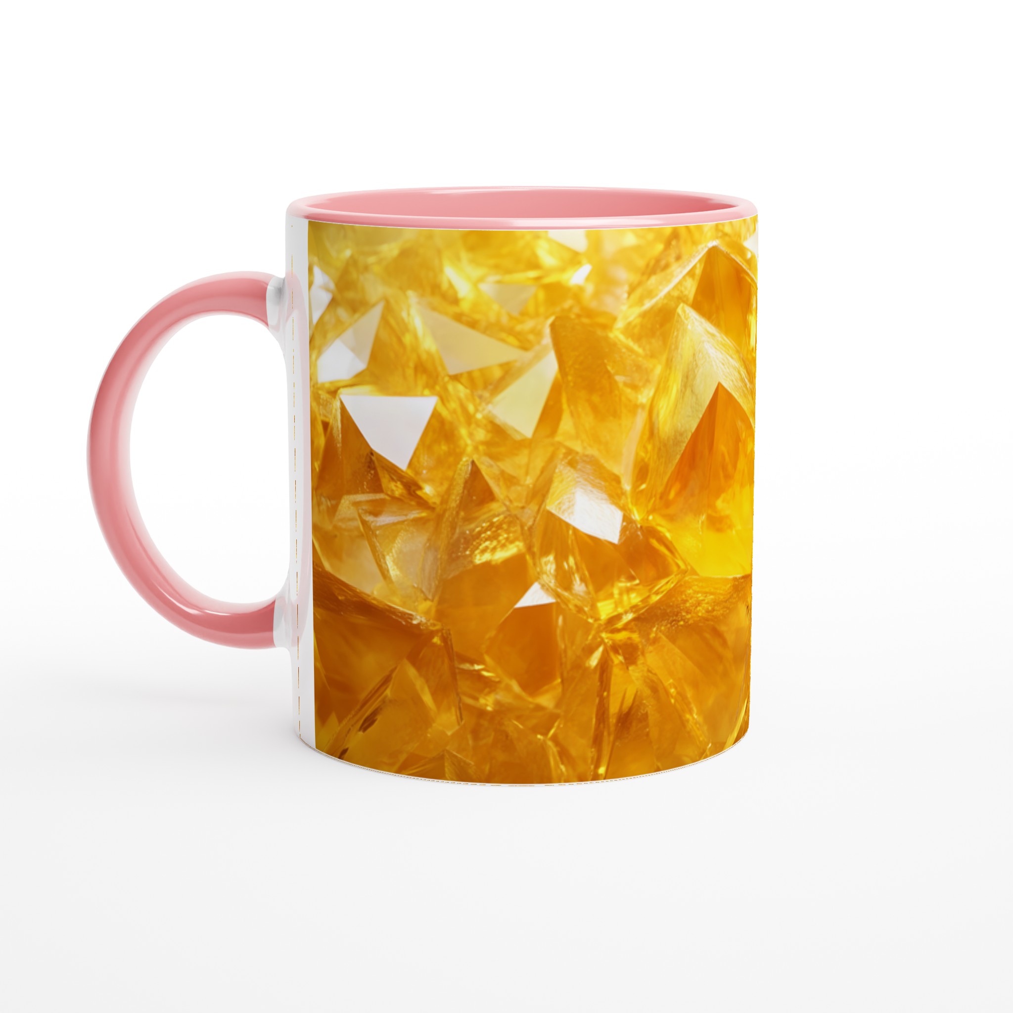Gyllene Kristallinspirerad 11oz Keramisk Mugg – Lys upp din dag med glittrande färgval 6 d0e646bf-6754-481b-9eb0-673657524fc3