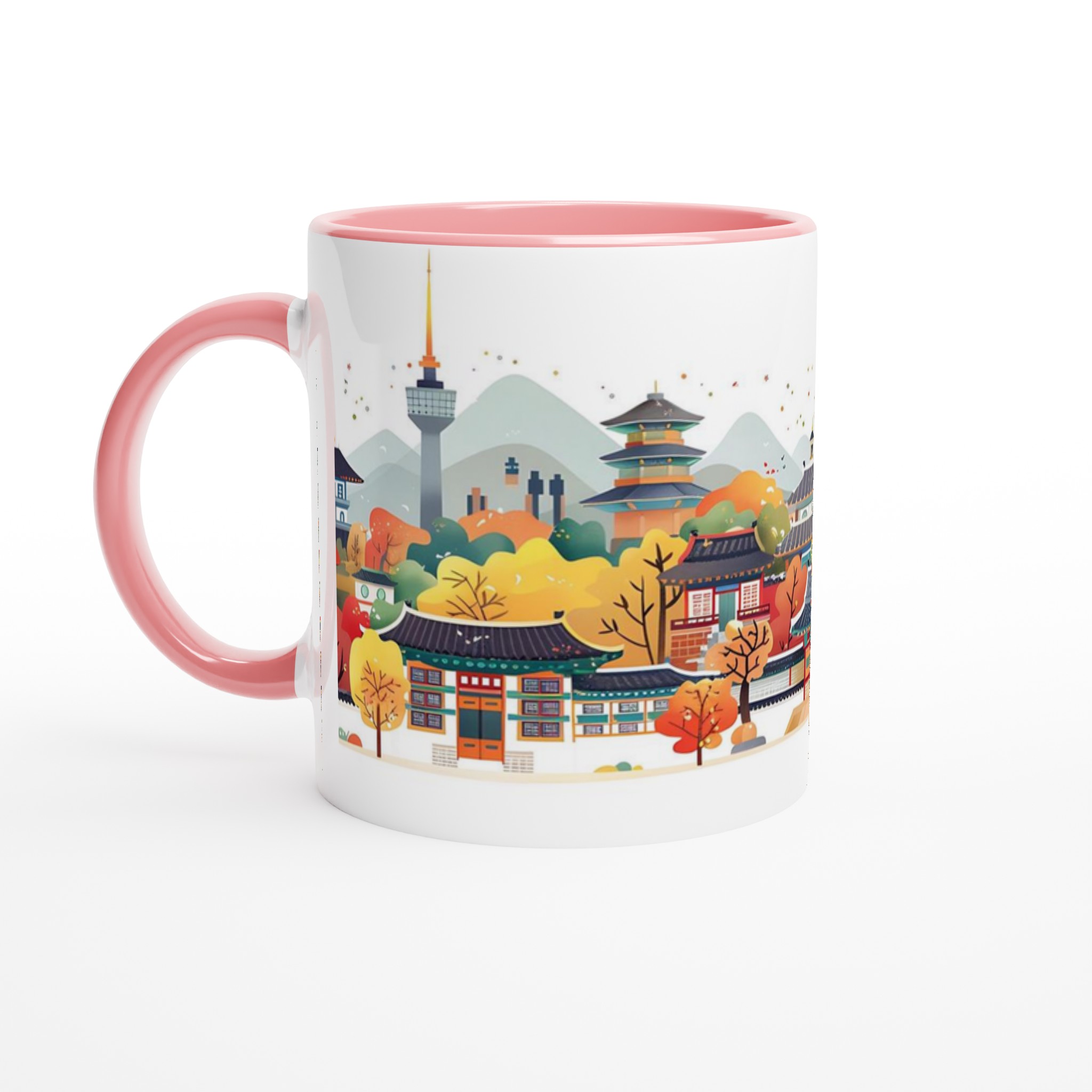 Seoul Cityscape Keramikmugg – En bit av Sydkoreas charm i ditt val av färg 6 d17c70c0-4127-4638-9faf-48e144341373