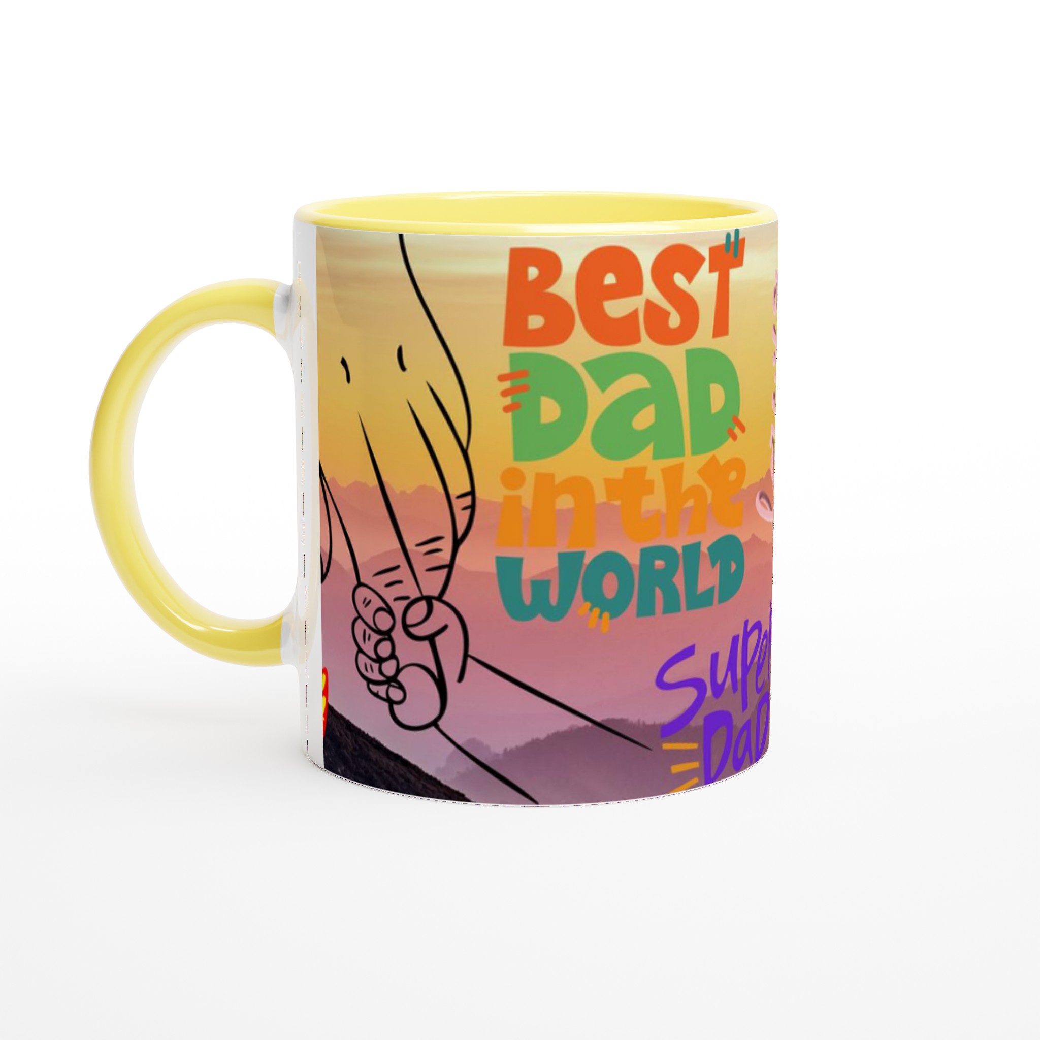 Vit 11oz keramisk mugg med kärleksfulla farsdagstryck i flera färger 3 d19cabba-aa06-4f8b-a8b0-1126a912db7a