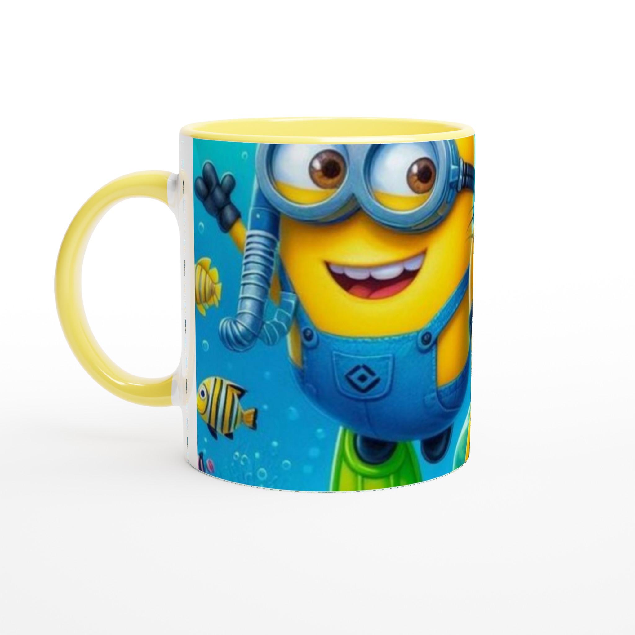 Vit 11oz keramisk mugg med färgstarkt Minions-motiv – välj bland flera glada färger 3 d1acc205-2118-4ff2-99e3-b82481d52719