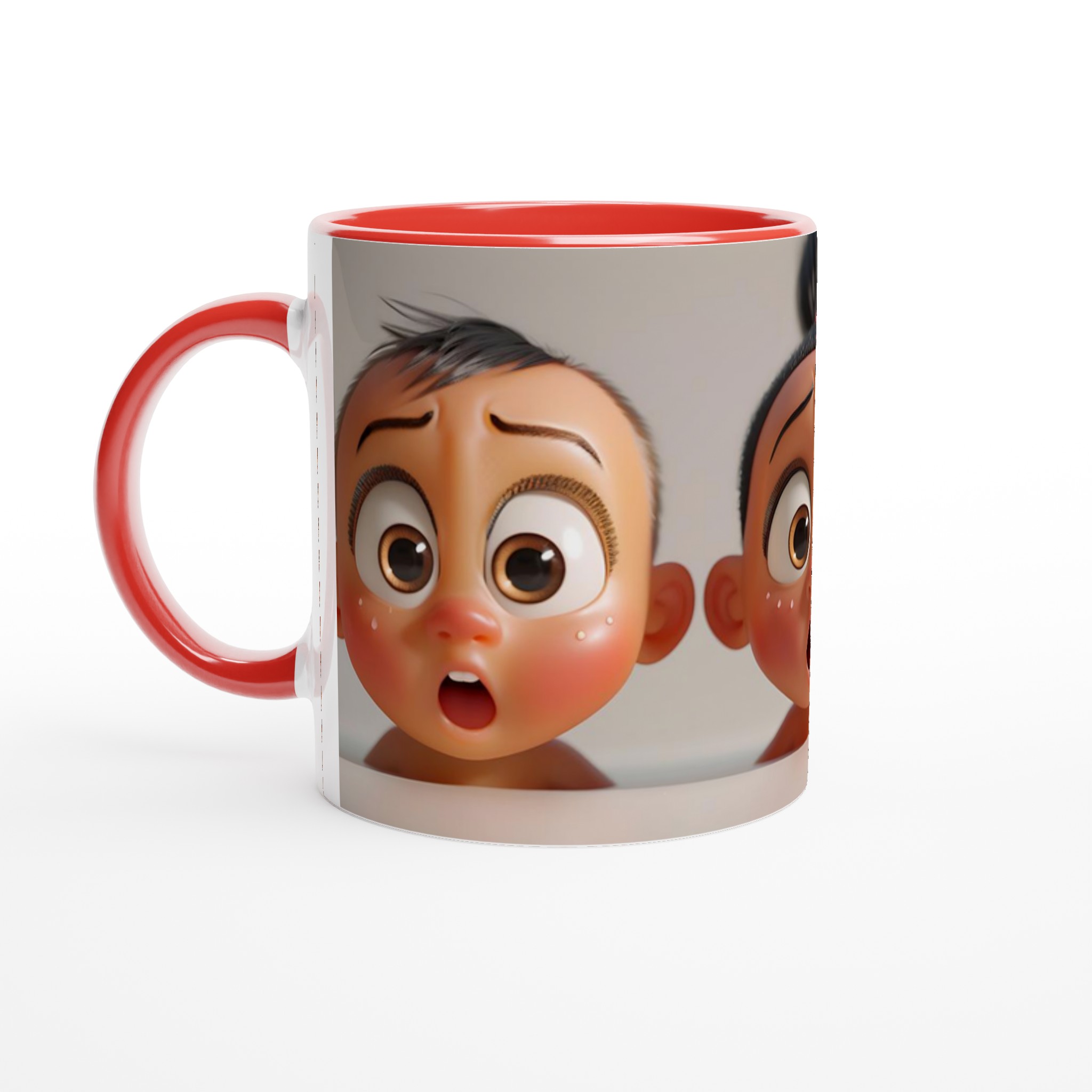 Förvånade Babyansikten 11oz Keramisk Mugg – Uttrycksfull Design i Flera Färger 5 d1dd804a-7812-439e-836b-b05919cf7b13
