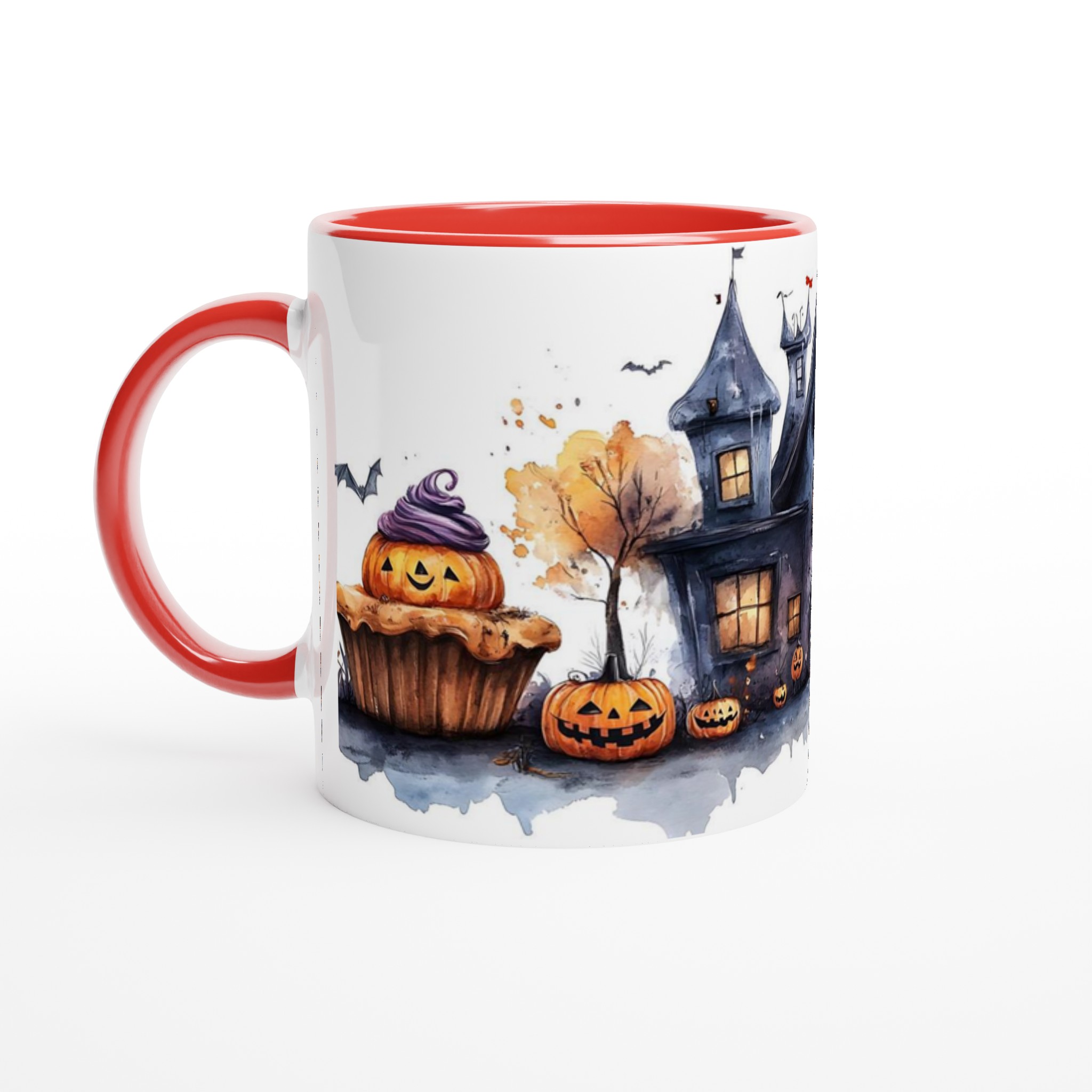 Spooky-Söt Halloween Hus Kaffemugg – Förtrollande Keramik för Höstens Fester, i flertalet färger 5 d1ea2ca0-6f4e-4bc9-8343-96a45420a713
