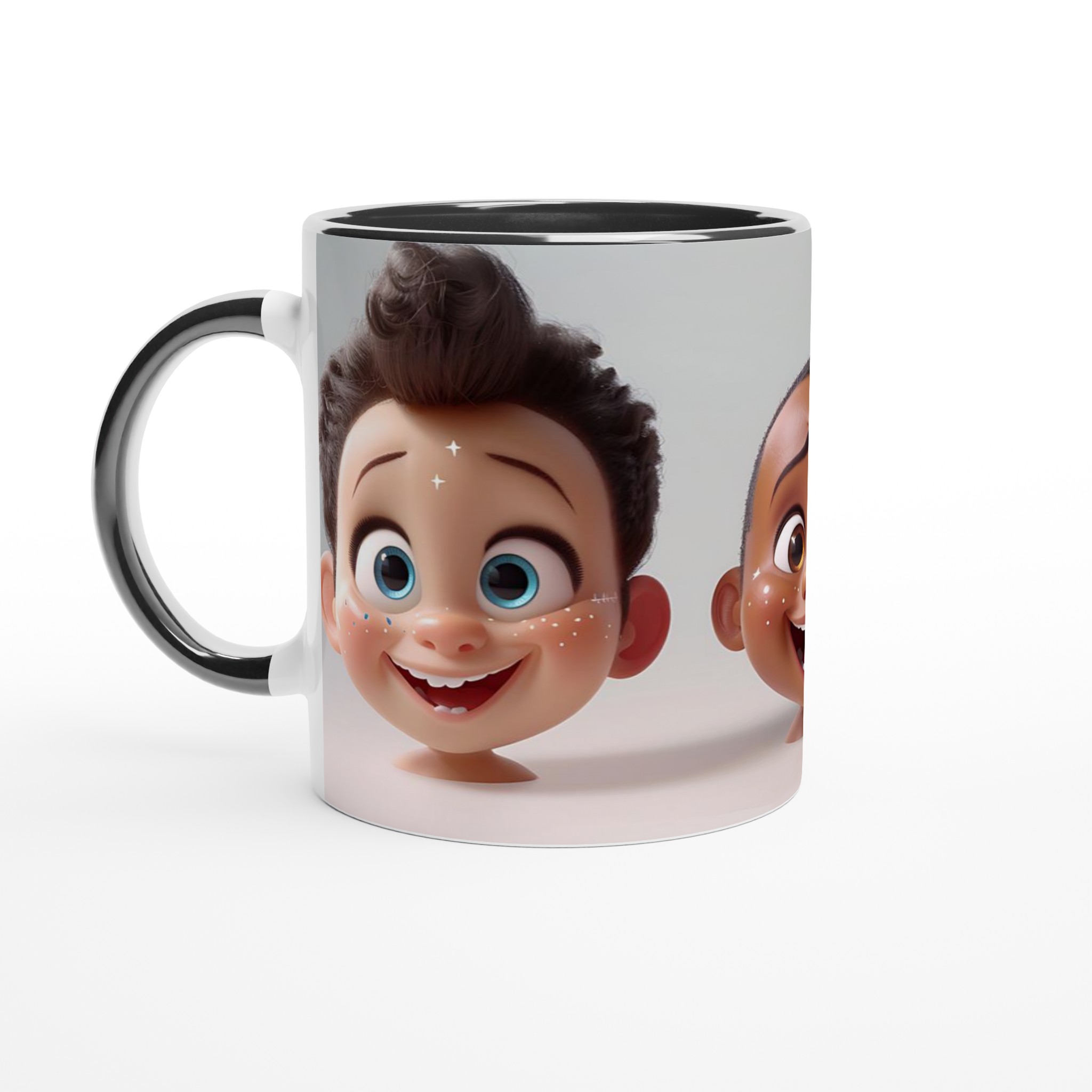Glädjefylld Barndomsmugg – 11oz Keramisk Mugg med Lekfulla Ansikten i Flera Färger 4 d1eed550-35c2-43b3-9d4f-62d8c8cbcb12