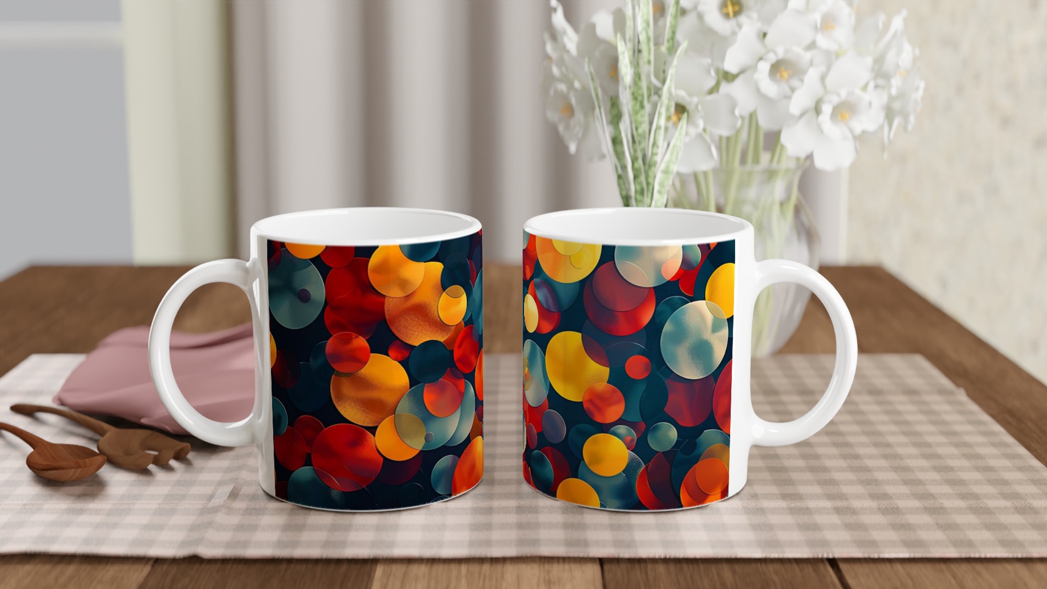 Abstrakt Pop Art Keramikmugg – En Färgexplosion för Din Dryckesstund, Välj Din Favoritfärg! 10 d24d1ca5-ccb7-4997-903e-4872d3e8698b
