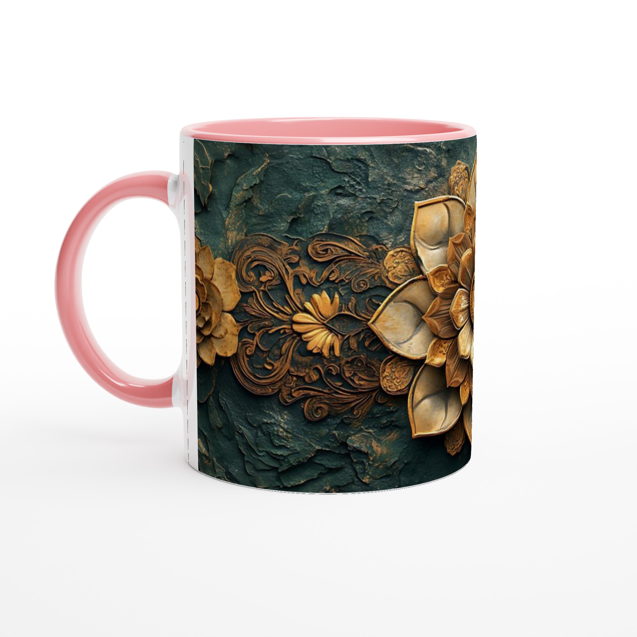 Lyxig Guld Lotus 11oz Keramikmugg - Välj din färg 6 d2a89ec1-02e6-4c01-aee8-7c65d1cf24d7