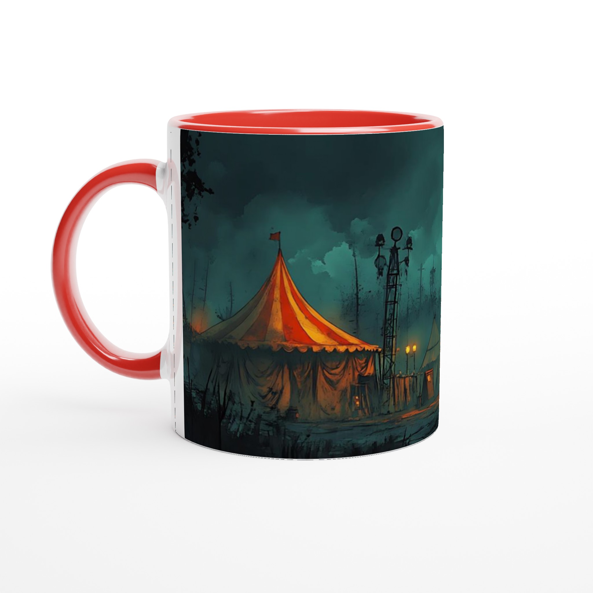 Skrämmande Cirkus Keramikmugg – Perfekt för Halloween & Skräckälskare, Välj din Färg! 5 d2a8af7c-d6f5-4787-838e-16cbf191aec4