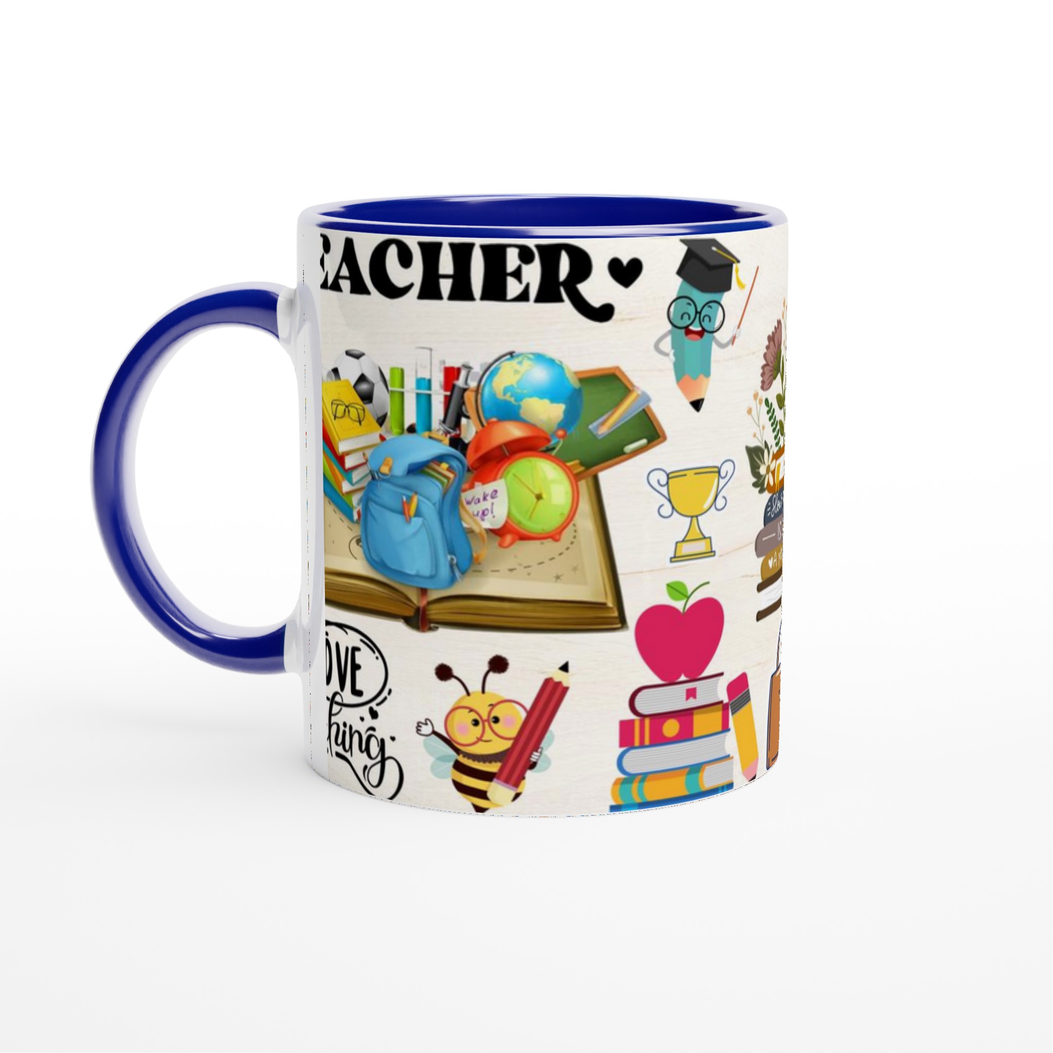 Teacher's Inspirational 11oz Ceramic Mug – Celebrate Learning in Vibrant Colors 3 d2e4b4e3-7931-405c-98da-fc568365efd0