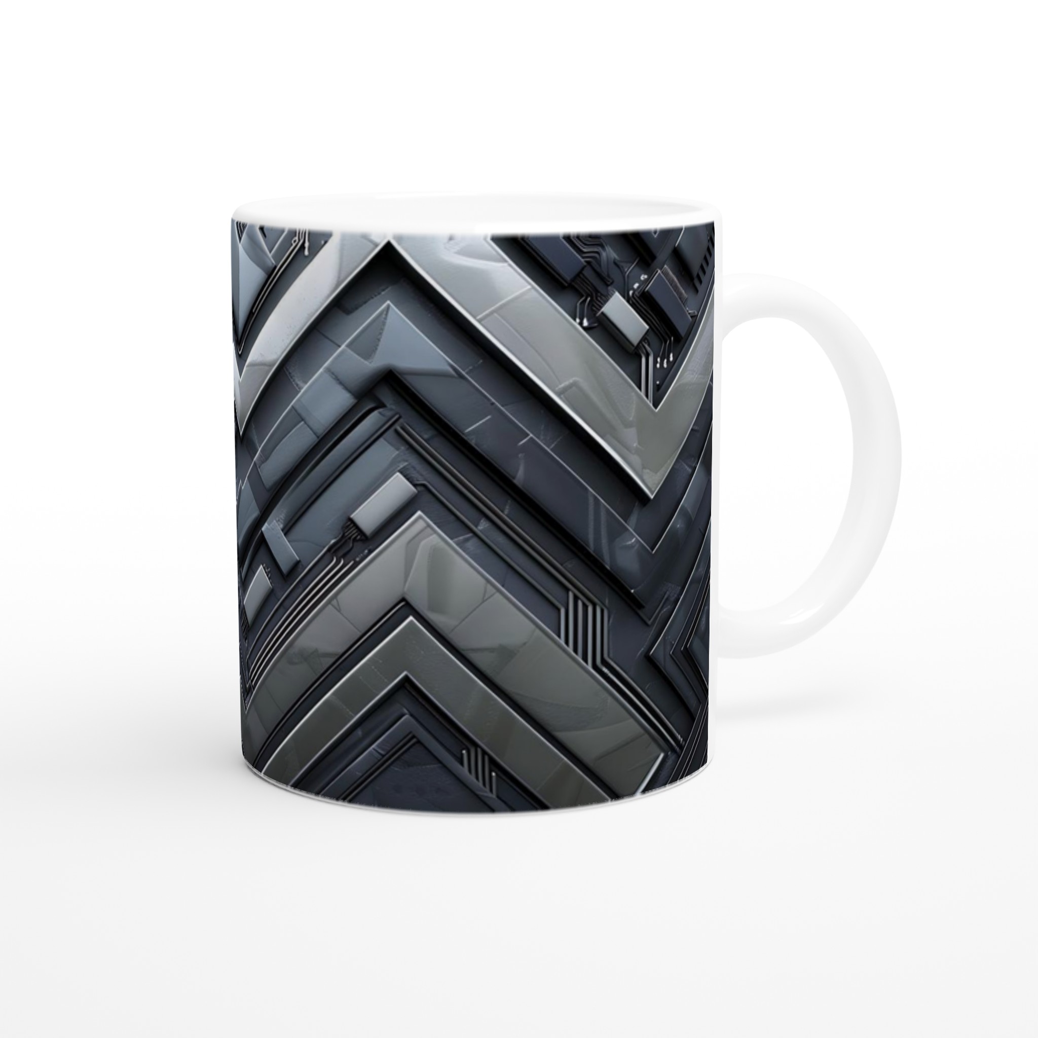 Abstrakt Cybertripp 11oz Keramikmugg - Futuristik Design i Valfri Färg 9 d2fdf277-f283-42f4-9978-73a20c1c9d59