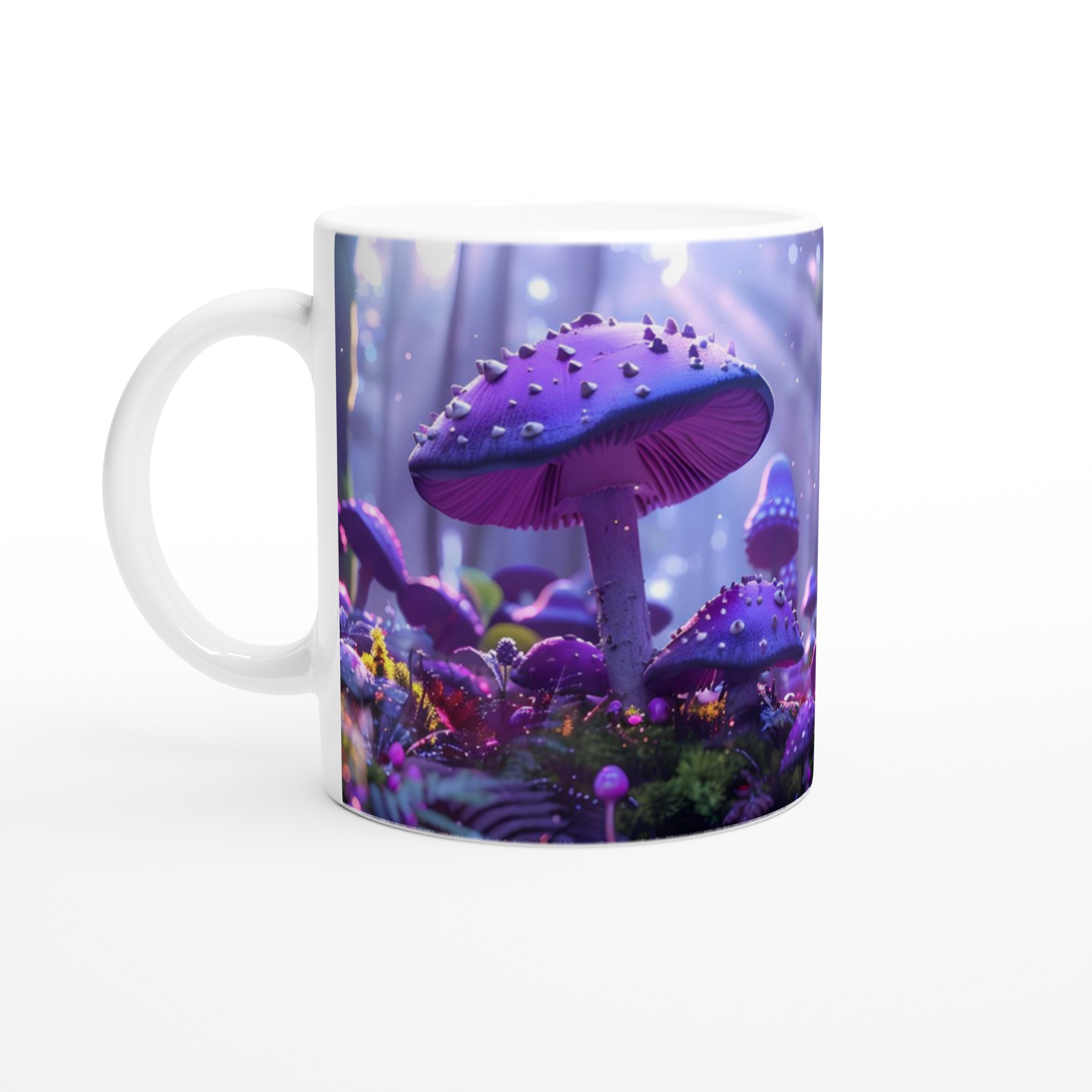 Magical Skogssvamp 11oz Keramisk Mugg – Dröm Dig Bort i Lila och Magenta 1 d309aee8-47f9-42bb-b8b3-e038fc3b00de