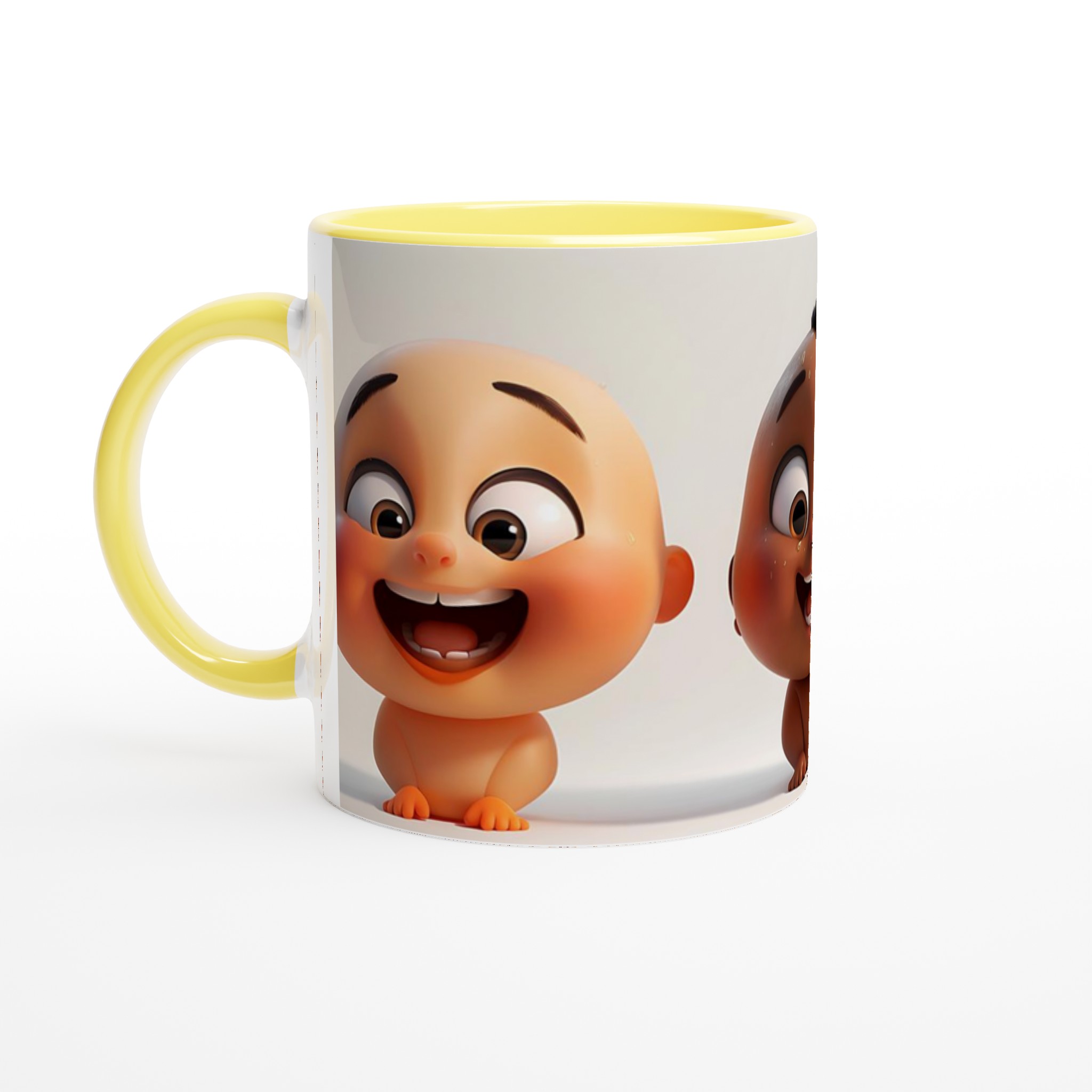 Glad Baby Mugg - Söta & Glada Ansikten på Vår 11oz Keramikmugg 3 d34ebec0-006a-4b29-a829-e8e3a6e8f57a