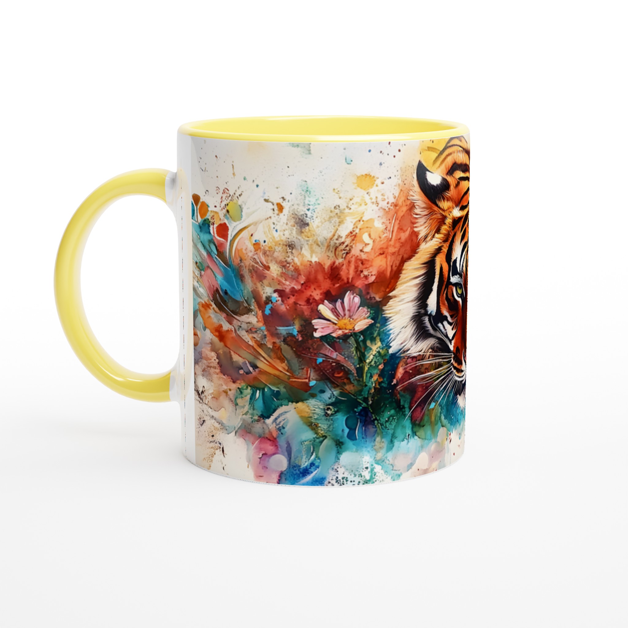 Abstrakt Akvarell Tiger Mugg – Vibrerande Konstmugg i Keramik, Välj Din Färg! 3 d36e7e67-16be-4157-b1ab-9d5d449b0228