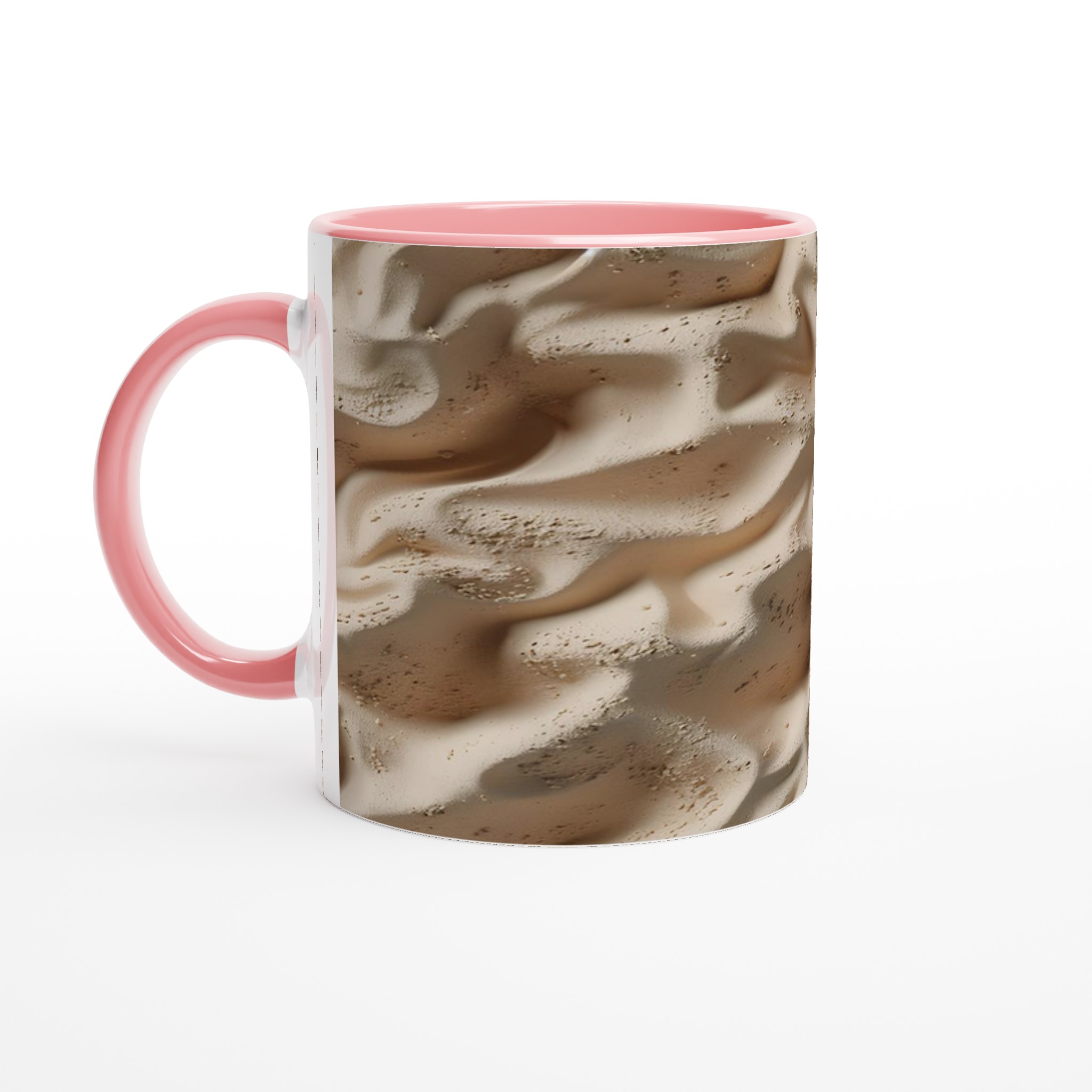 Abstrakt Sand Textur Mugg – 11oz Keramisk Kaffemugg i 7 Färger, Perfekt för Design som Sticker Ut 6 d373a571-d4ad-4706-8883-643bfe79d0bf