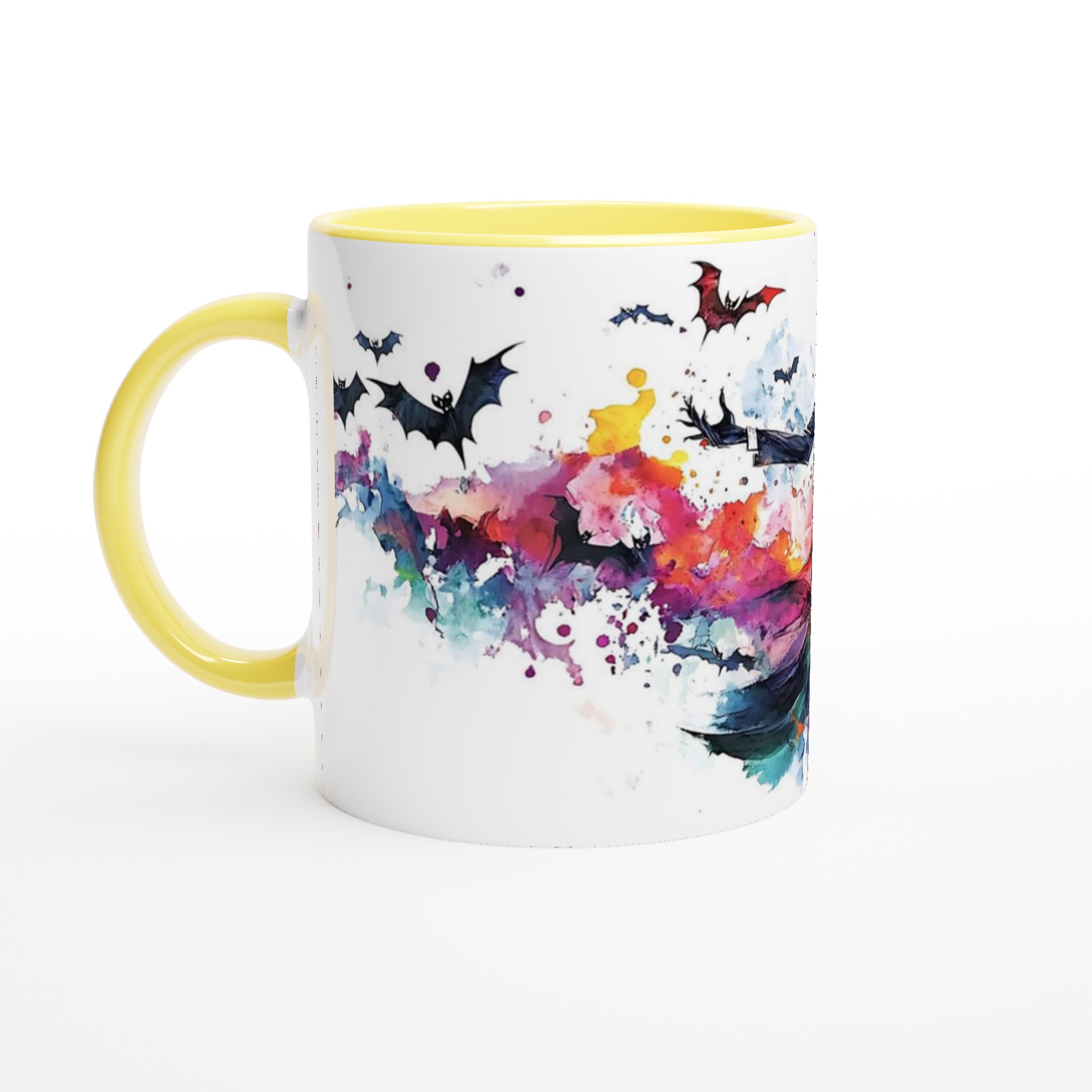 Magisk Vampyrorkester Mugg - Färgexplosion med Fladdermöss 3 d39ab993-1214-466f-8dd1-a30090c6bc6a