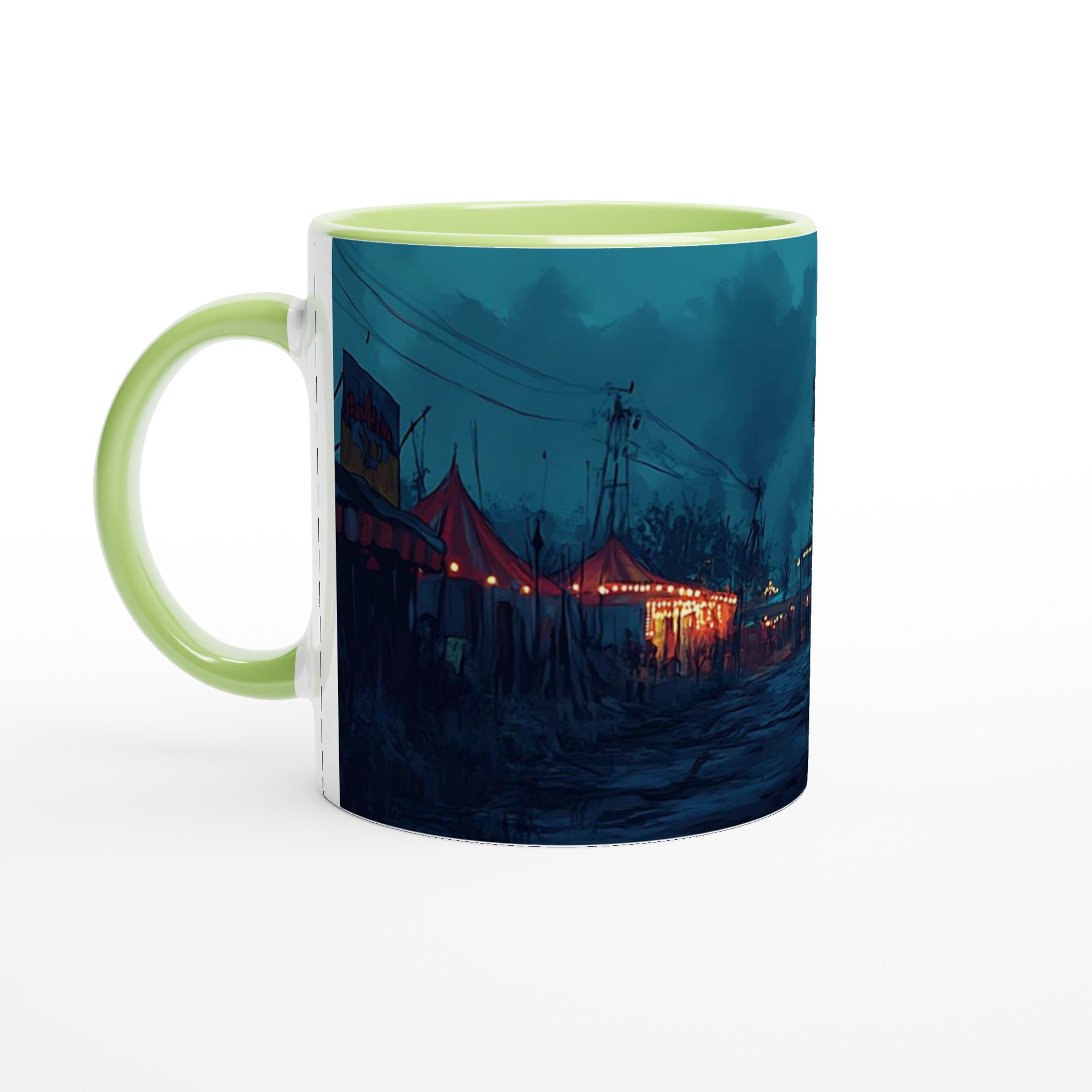 Mystisk Skräckcirkus Mugg – 11 oz Keramisk Kaffemugg i Ditt Val av 7 Färger 7 d3b2ae76-48c5-42fa-95f9-461aca7b38a6