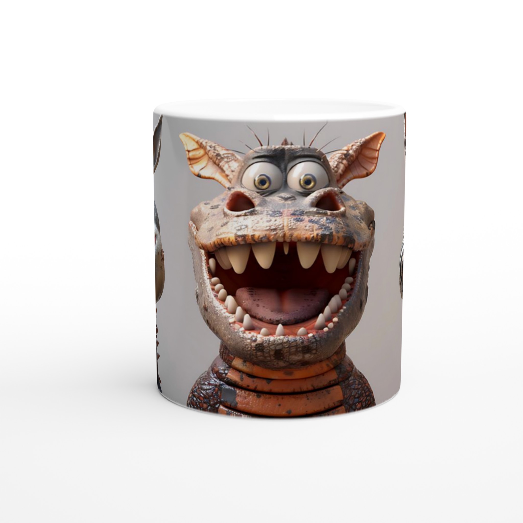 Humoristisk Monster Vänners Keramikmugg - 11oz Kul för Kaffe och Te 8 d3b2d62a-5462-4fe3-b5ae-946dec231d97