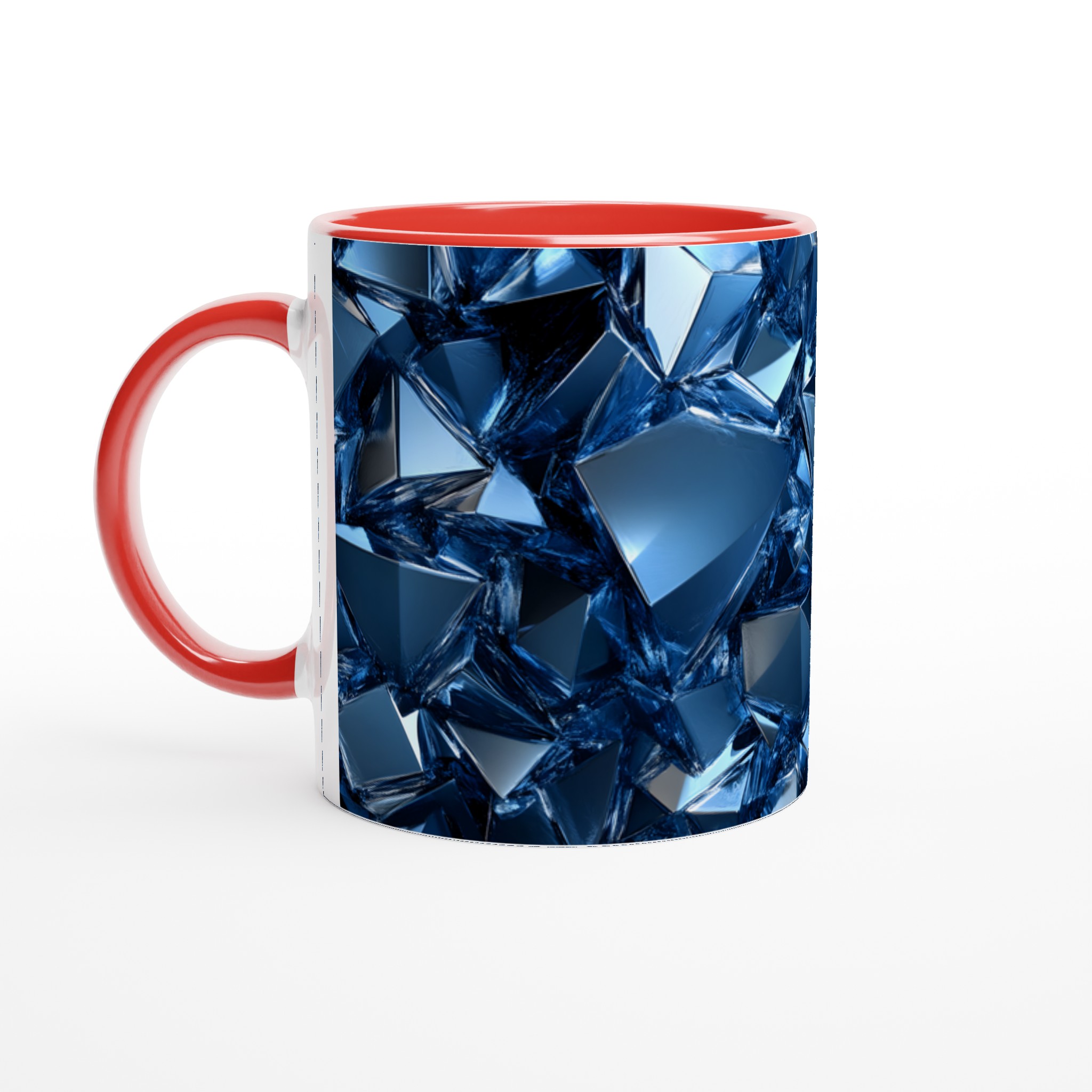 Djupblå Kristallmugg – 11oz Keramisk Mugg med Glittrande Geometrisk Design i Valfri Färg 5 d3f90073-f8cd-4a5e-a785-fd8b116dd9a6