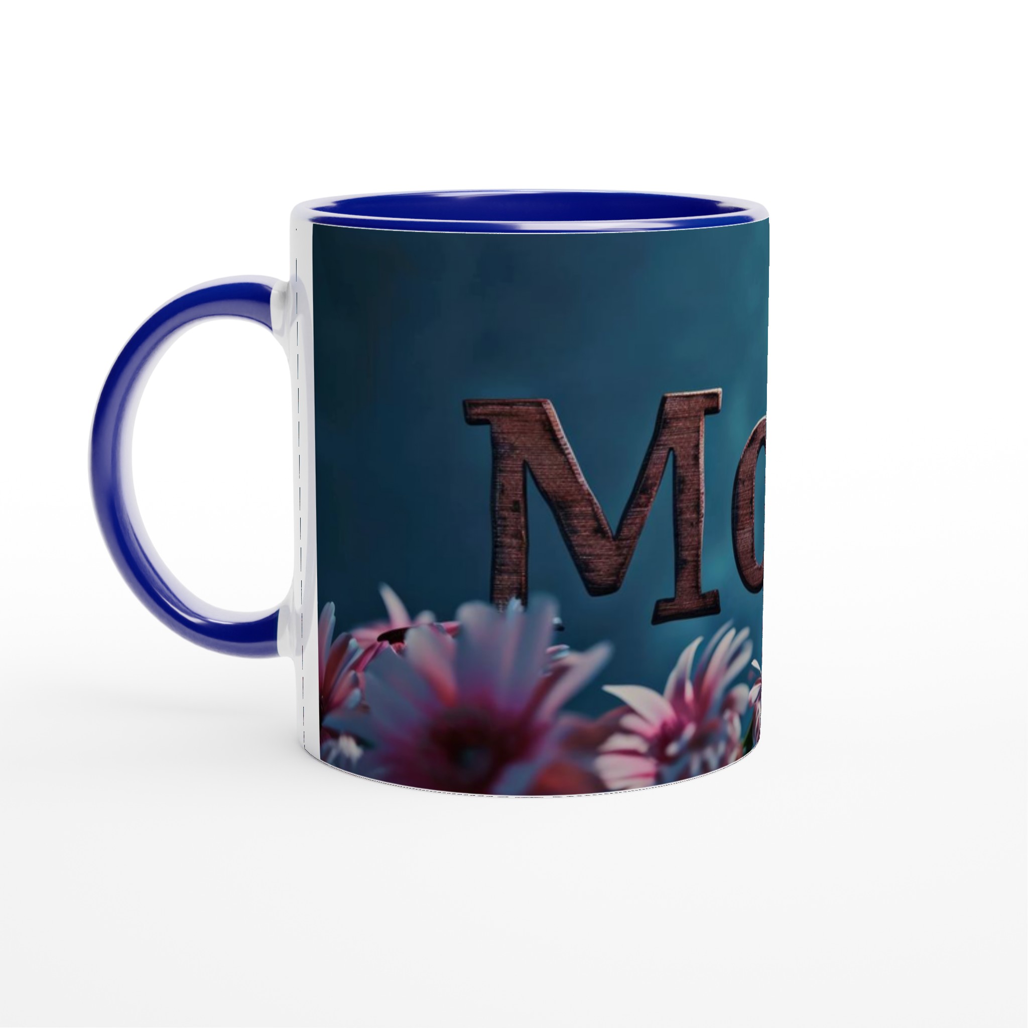 Vit 11oz keramisk mugg – Fira mamma med mjuk, blommig charm i flera färger 2 d4006584-4fd5-4506-adf6-bff9a4f3f658