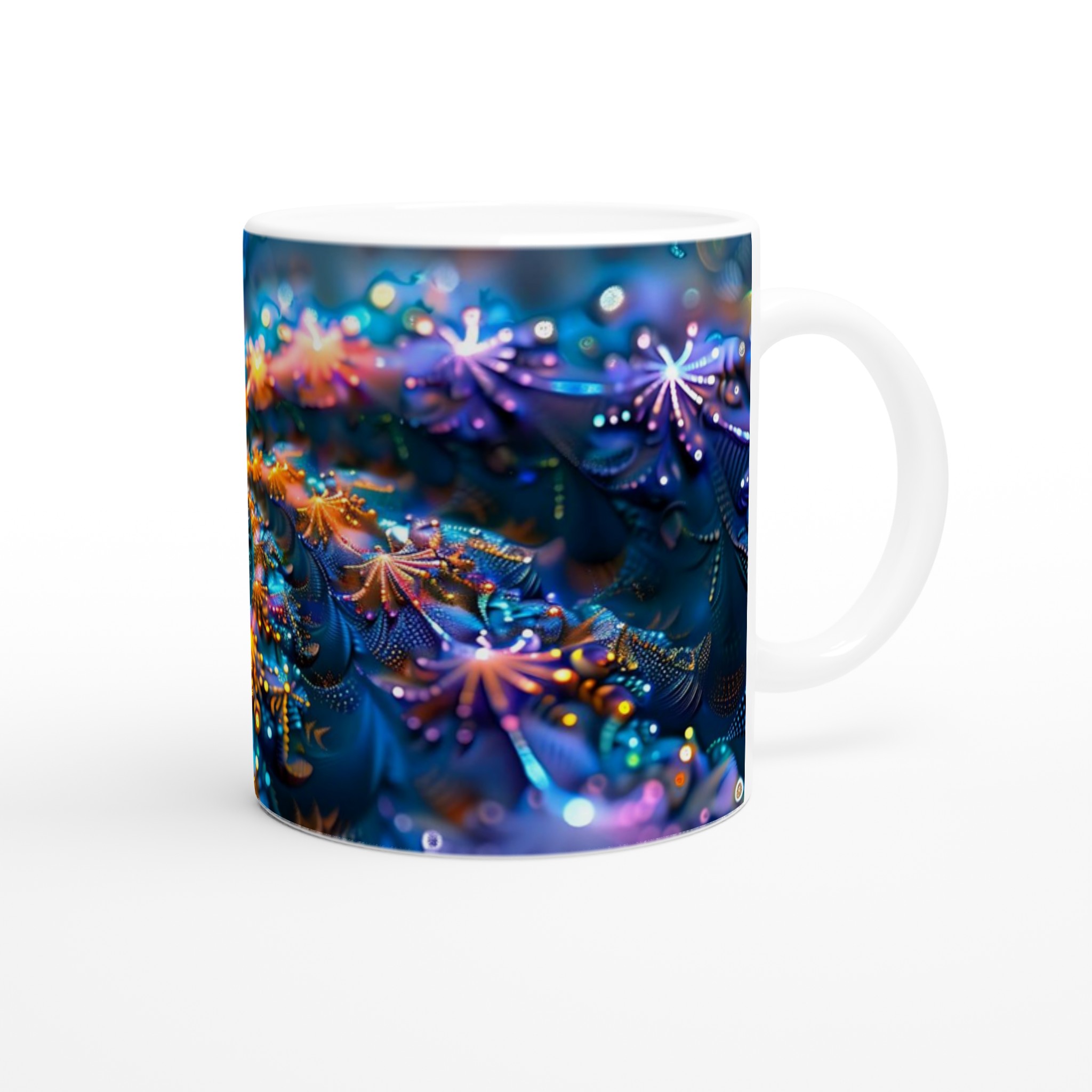 Kosmisk Dans 11oz Keramikmugg – Strålande Fraktal Konst i Din Hand 9 d4149a58-5a42-4c65-9738-4af50ad9db2b