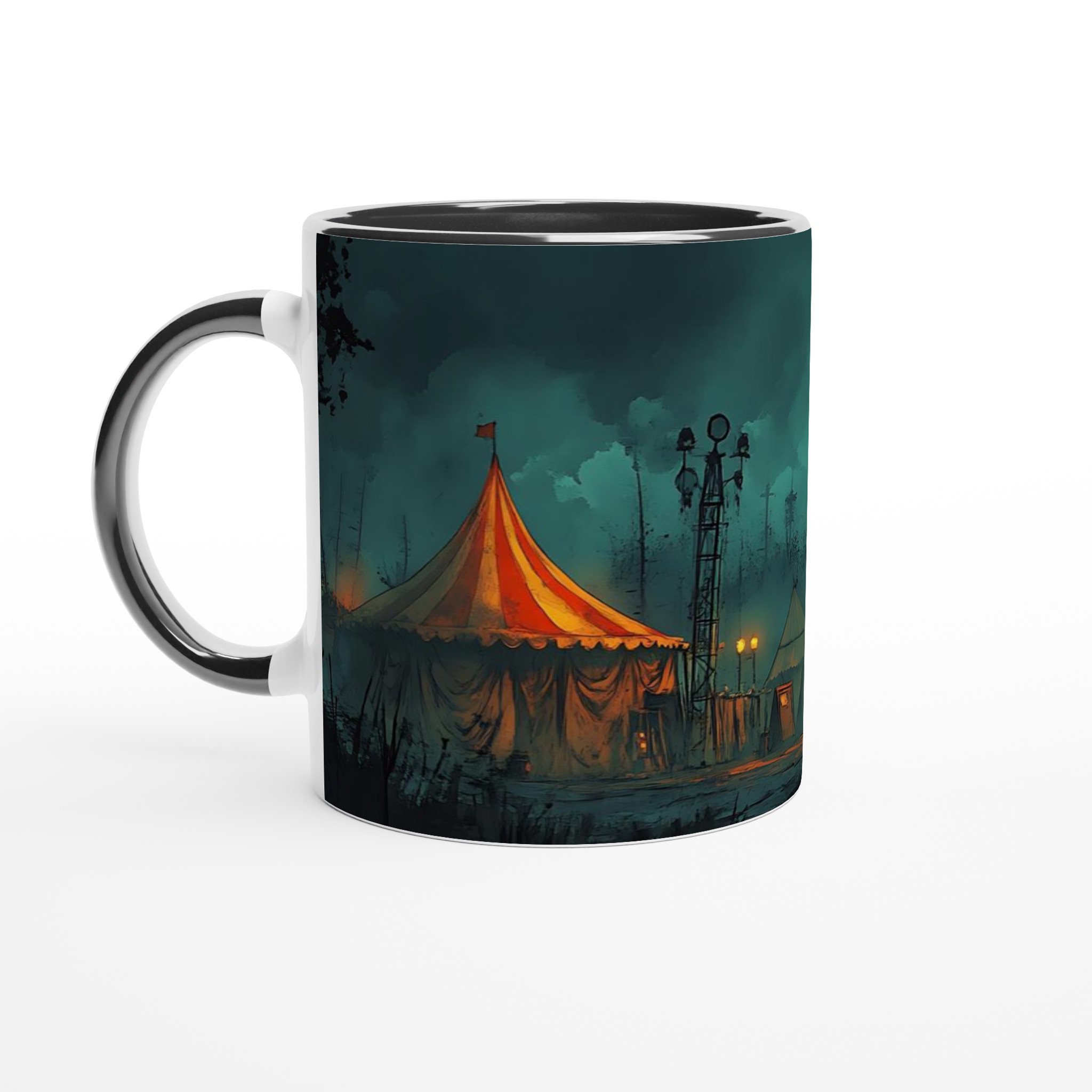 Skrämmande Cirkus Keramikmugg – Perfekt för Halloween & Skräckälskare, Välj din Färg! 4 d421eb97-20ef-48d2-a70f-e7e85a810258