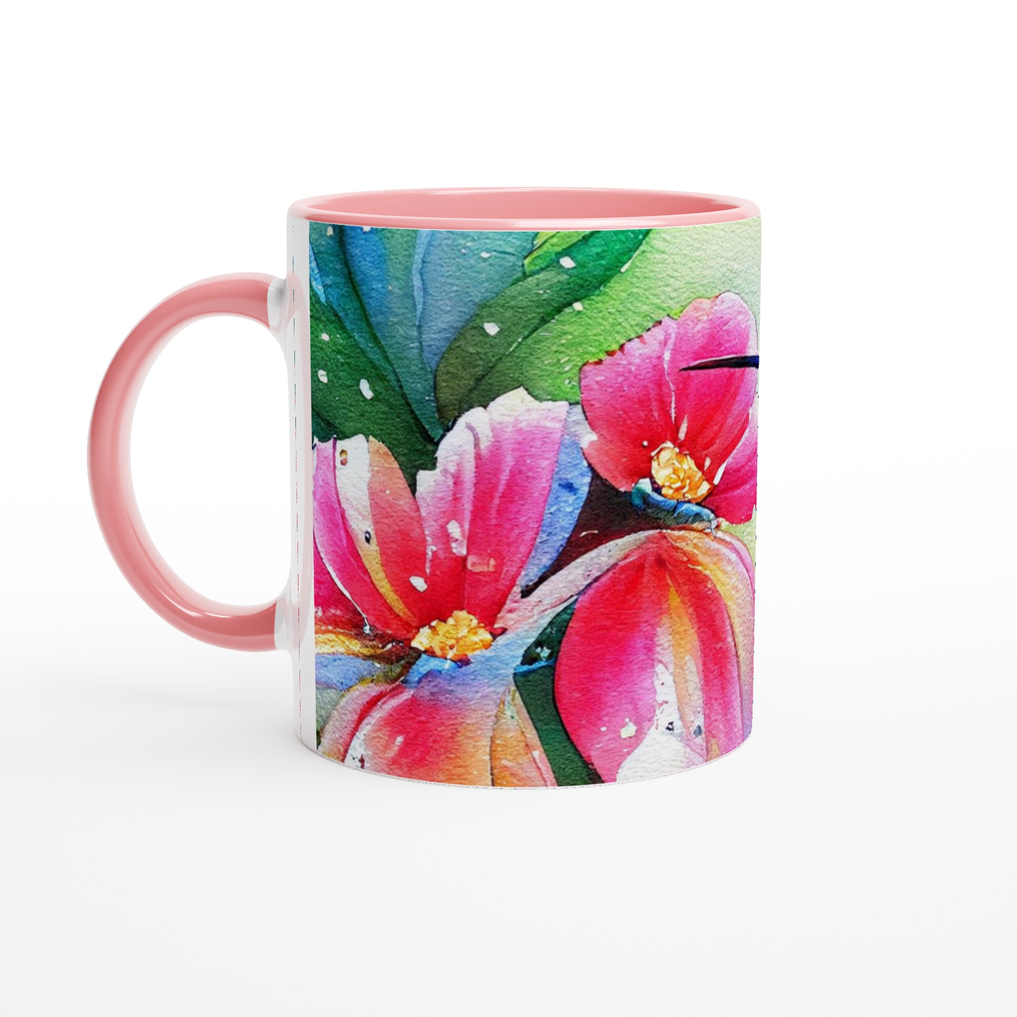 Vibrant Hummingbird Ceramic Mug – 11oz of Artistic Elegance in Your Choice of Colors 6 d43b7948-bcf5-452e-8a38-c7a8aceef02a
