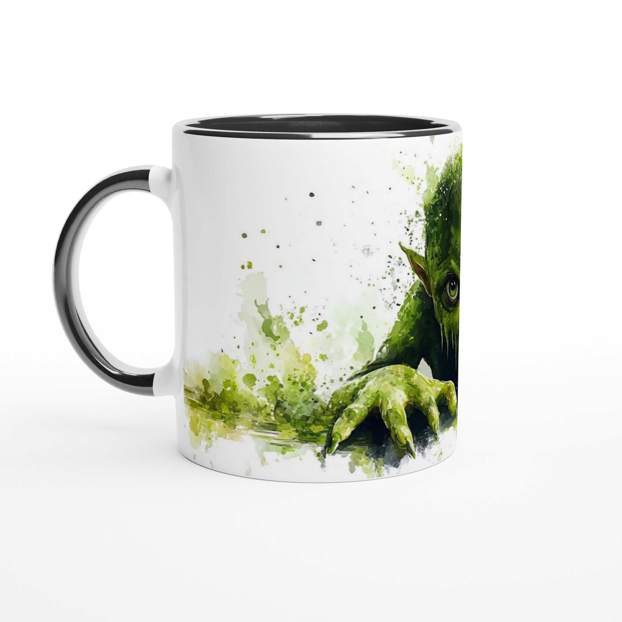 Sleazy Zombie Watercolor Mugg – 11oz Keramisk Mugg för Skräckfantaster – Välj Din Färg! 4 d468728d-649e-4742-94e6-e3ba4dd5c2fa