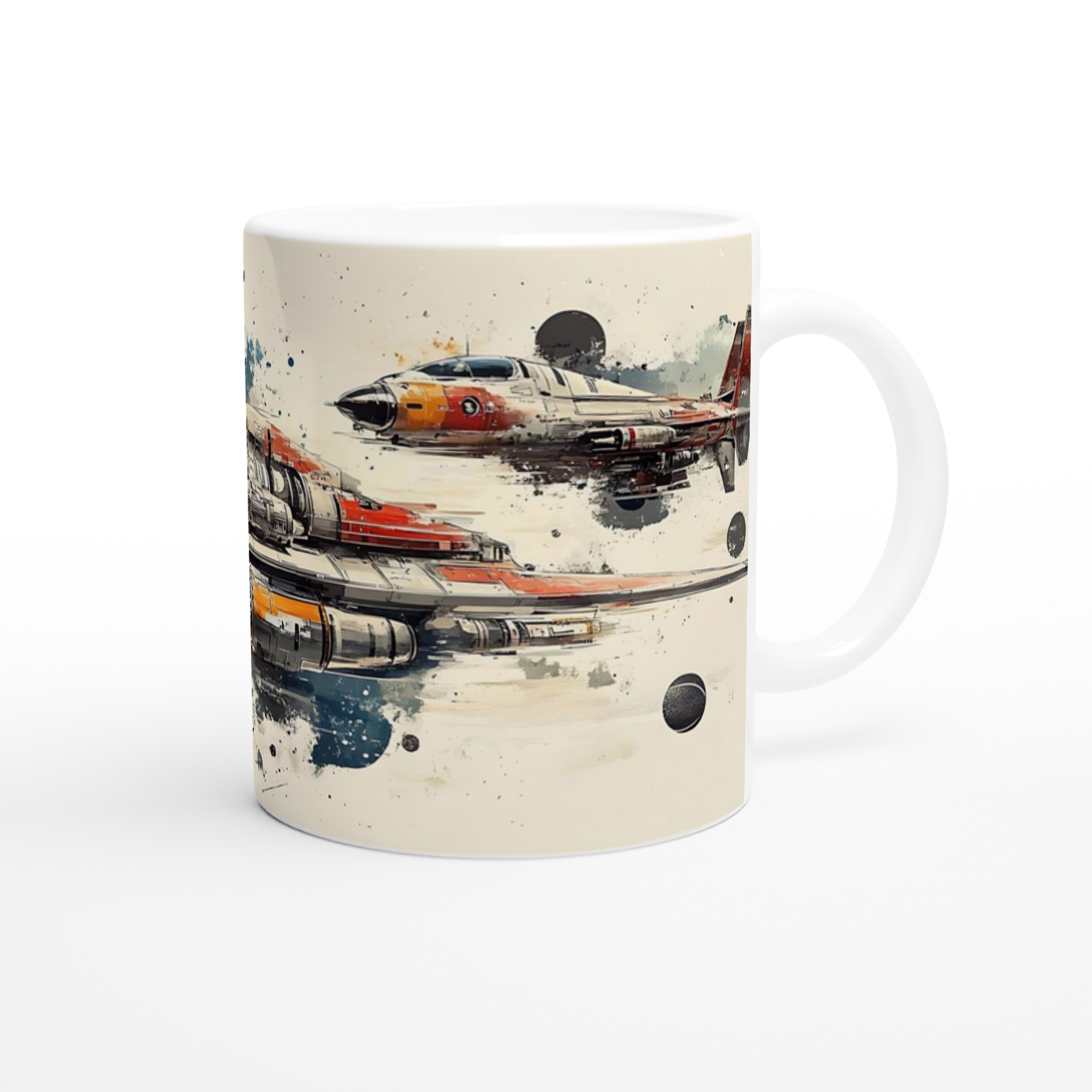 Kosmiska Farkoster – Konstnärlig Keramikmugg i 7 Färger | Sci-Fi Inspirerad Kaffekopp 9 d4f3fe94-25aa-446d-a908-827dc69aed44