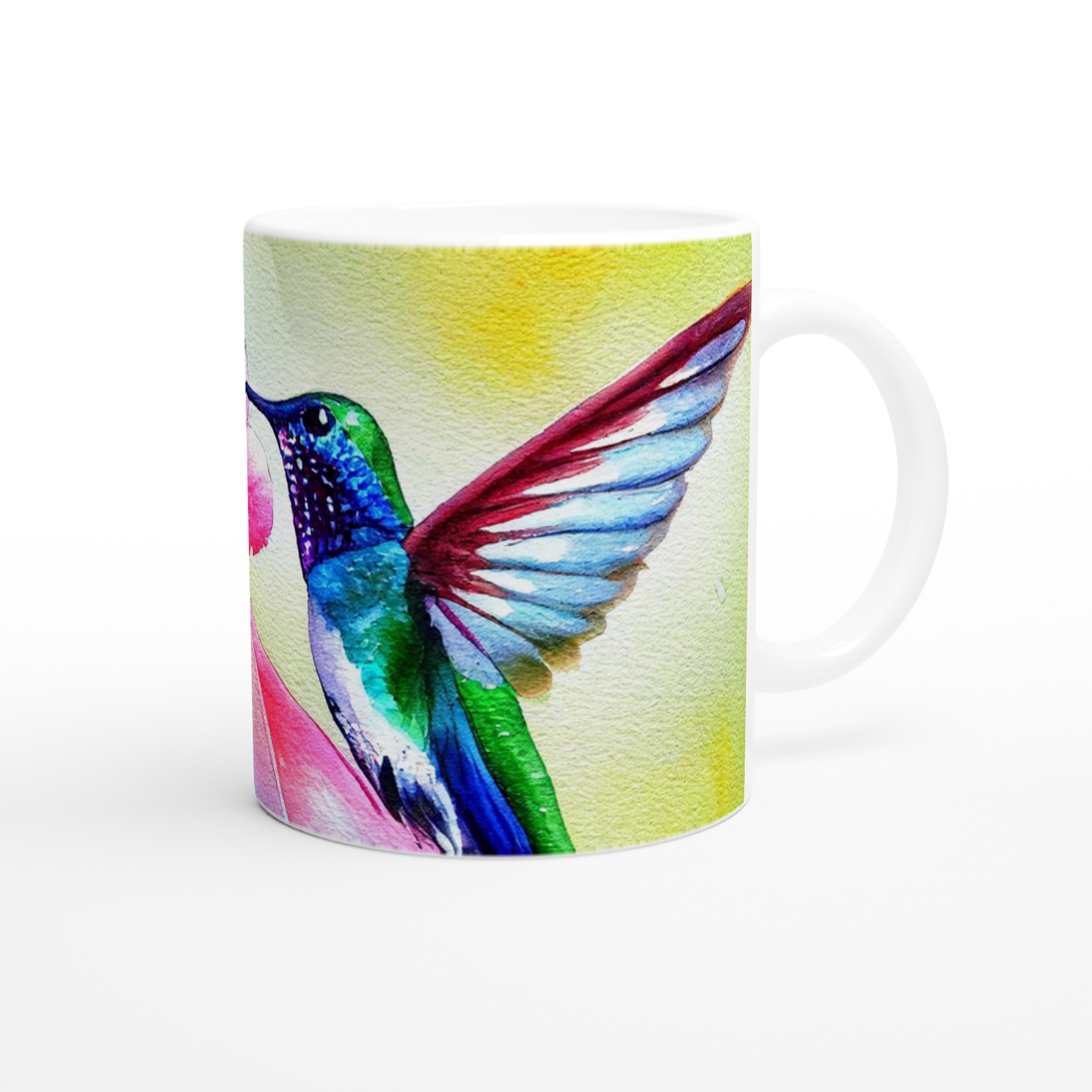 Vibrant Hummingbird Ceramic Mug – 11oz of Artistic Elegance in Your Choice of Colors 9 d5000fe4-ebfd-4623-b85e-03cb51fe6a06