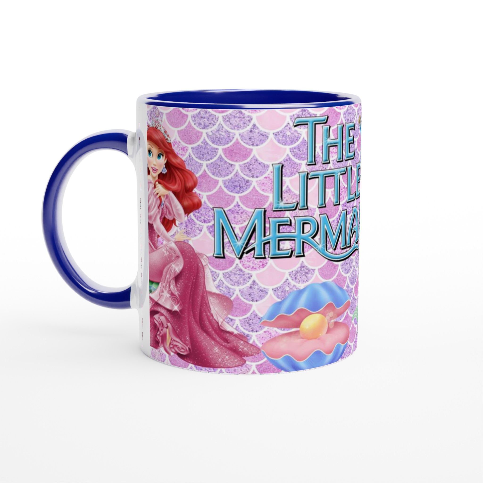Vit 11oz keramisk mugg med The Little Mermaid – Livfull design i valfri keramikfärg 2 d51a8932-ea3f-4d50-99e5-536a3104b7c7