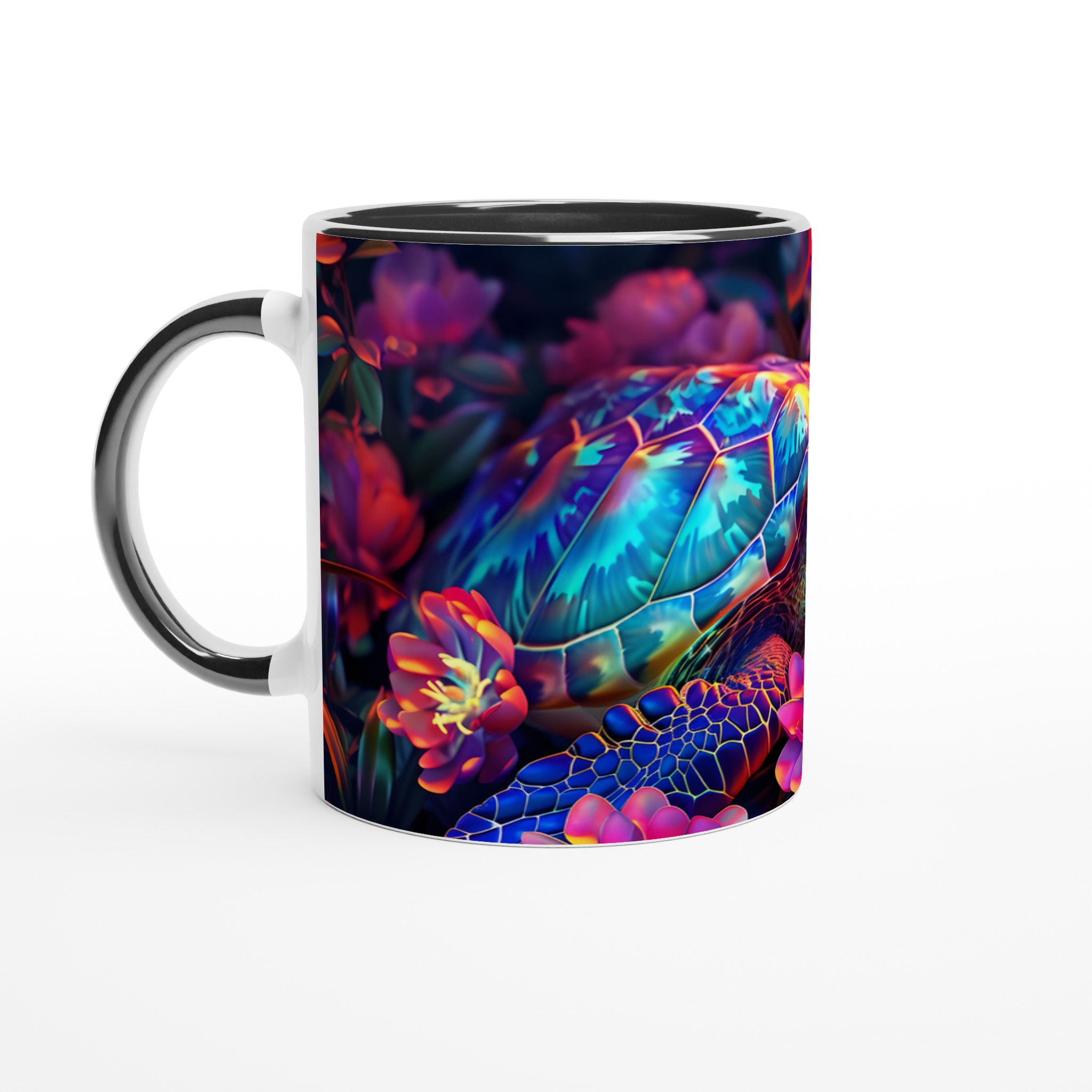 Mångfärgad Havssköldpadda 11oz Keramisk Mugg – Levande Kaffeupplevelse i Ditt Val av Färg 4 d55cf2b1-9cc5-4d97-80e5-d32d53599094