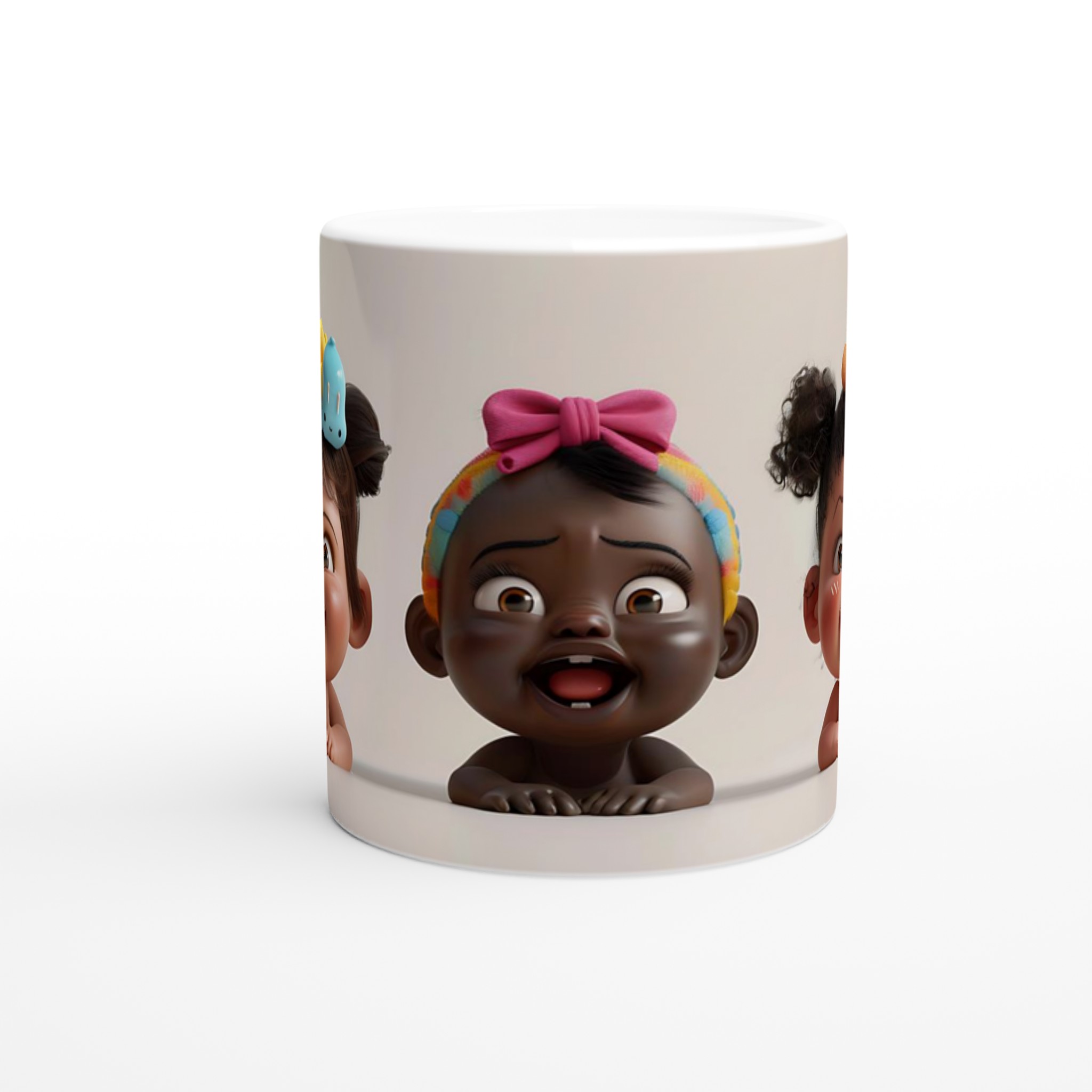 Söta Babyvänner Keramisk Mugg – Personlig Design för Glada Stunder, Välj din Färg! 8 d583842b-3fa3-4561-8da5-7e8fee084c4e