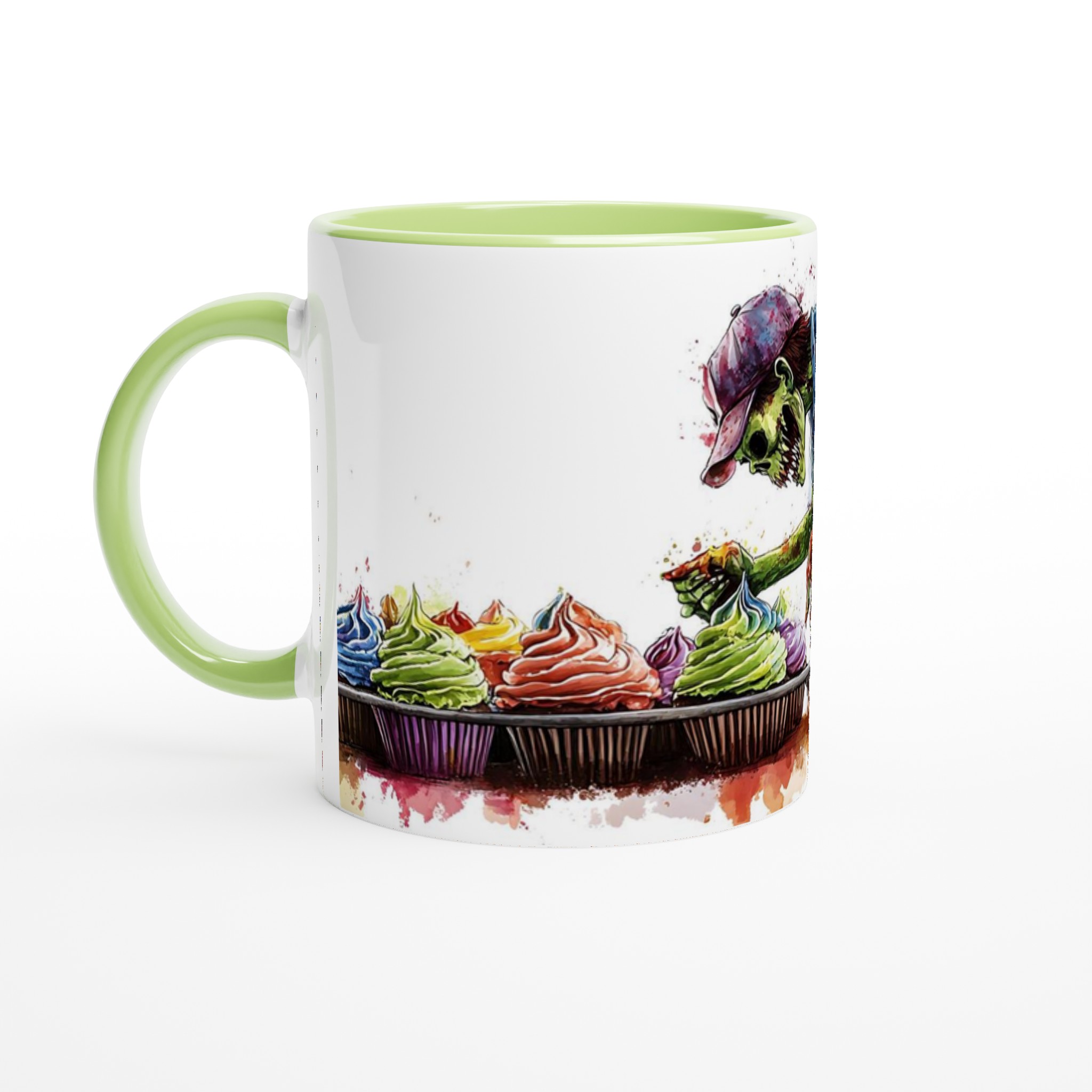 Zombie Cupcake Craze Keramikmugg - Skräckinjagande söt 11oz kaffemugg i ditt färgval! 7 d5dec020-e7f9-41b3-a870-e6c64ffb939b