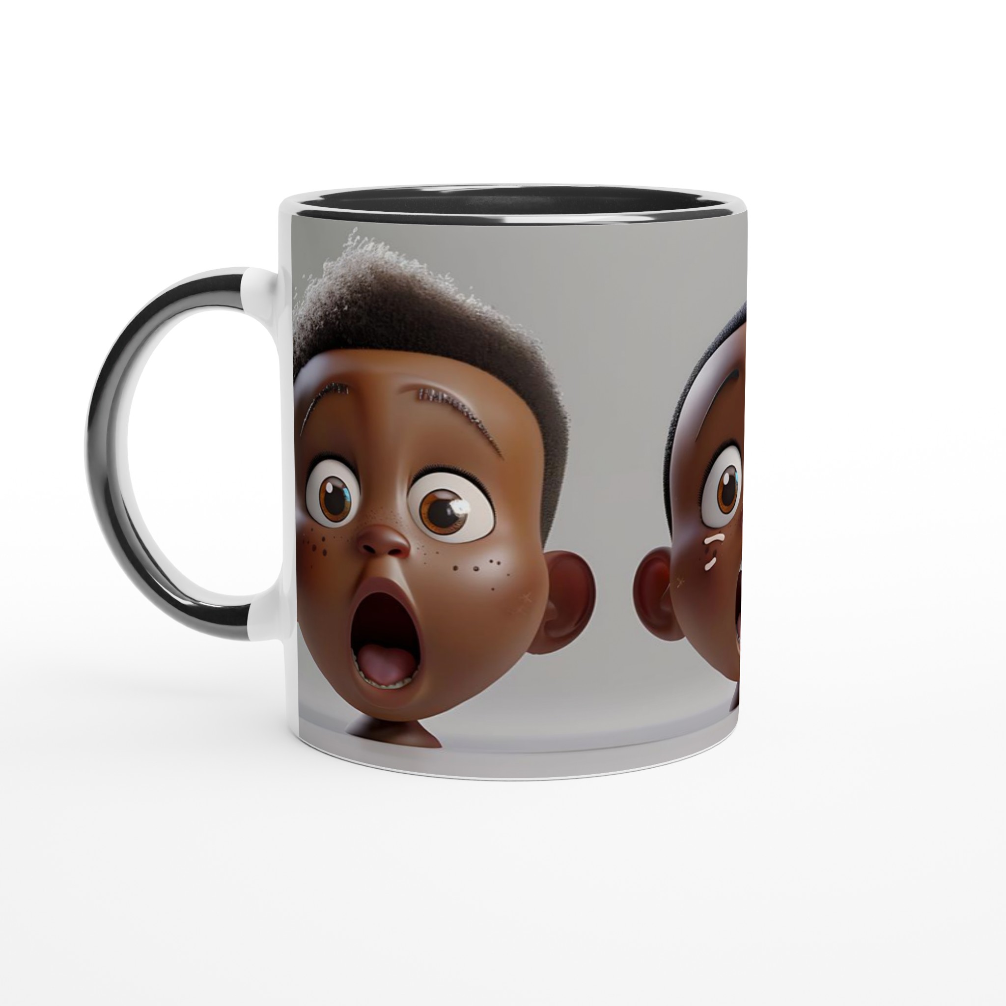 Förvånade Ansikten – Keramisk Mugg 11oz: Uttrycksfull Design för Kaffeälskare i Valfri Färg! 4 d5e51366-be19-4aaa-a878-62b1655292c2